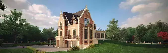 Private house 3D model