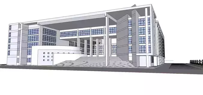 Office-Teaching Building-Canteen 03