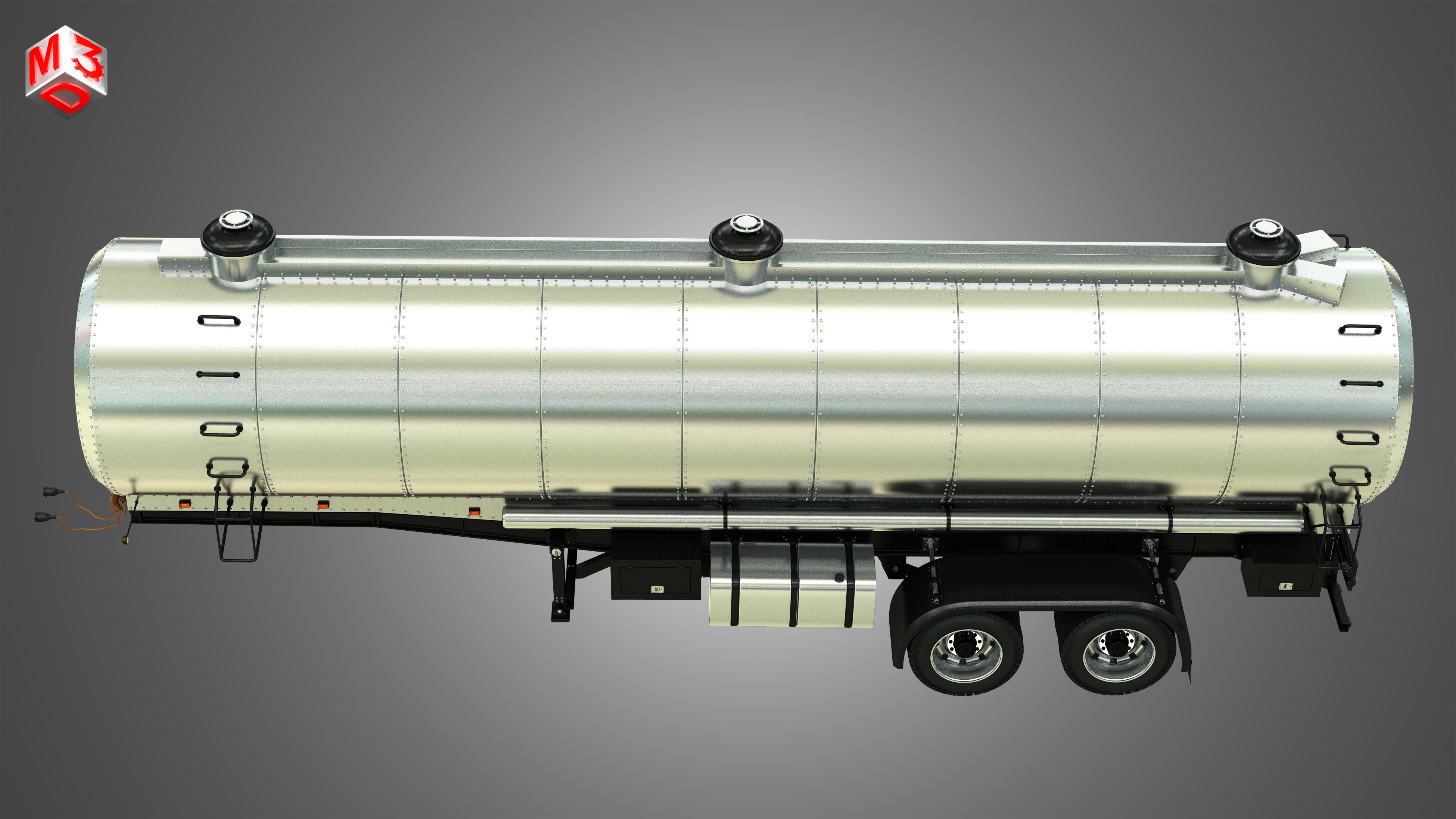 Tanker Semi Trailer 3D model_10