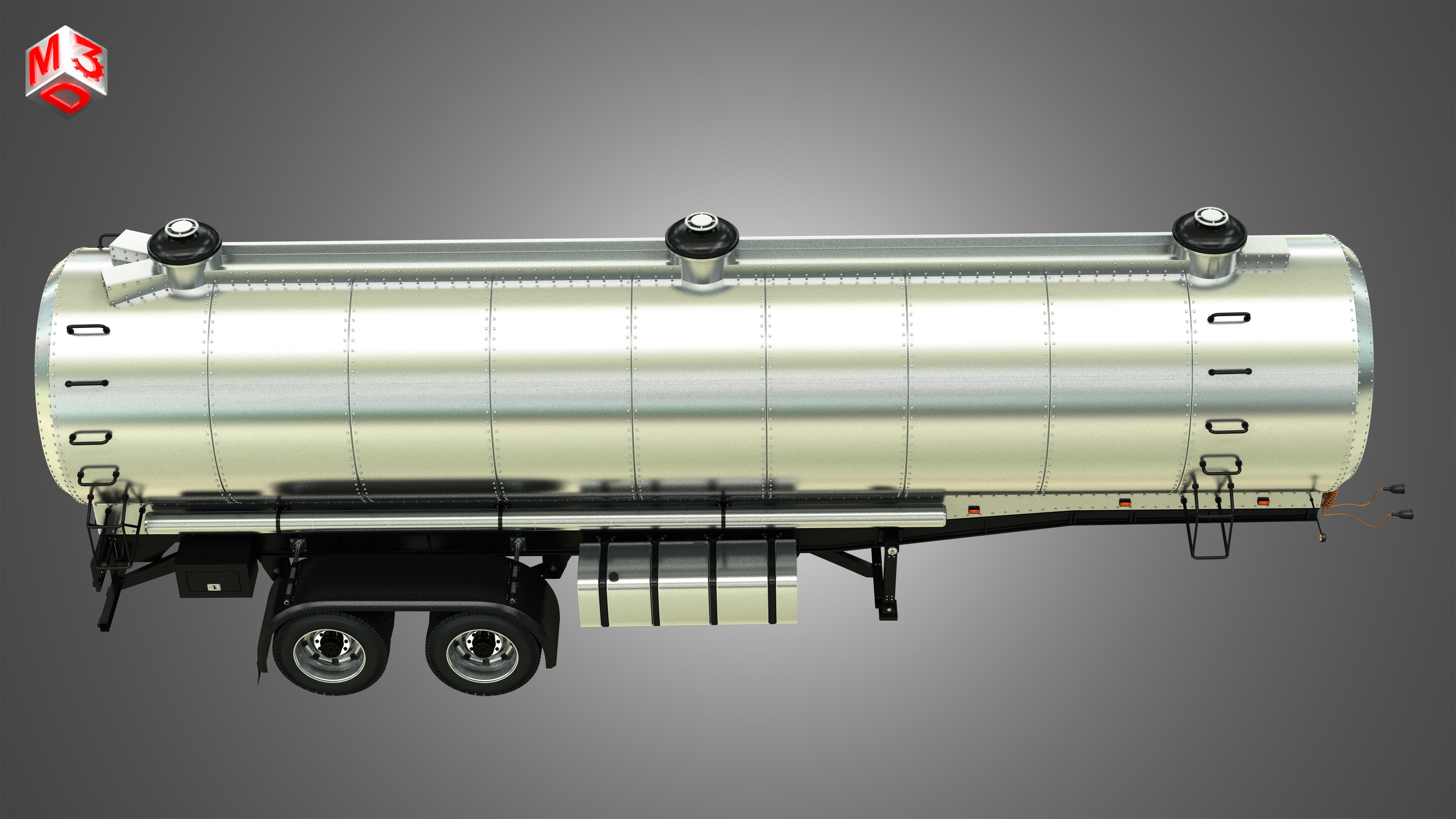 Tanker Semi Trailer 3D model_11