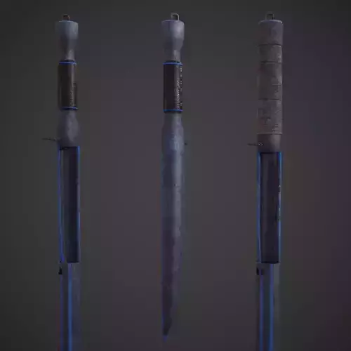 A knife samurai sword