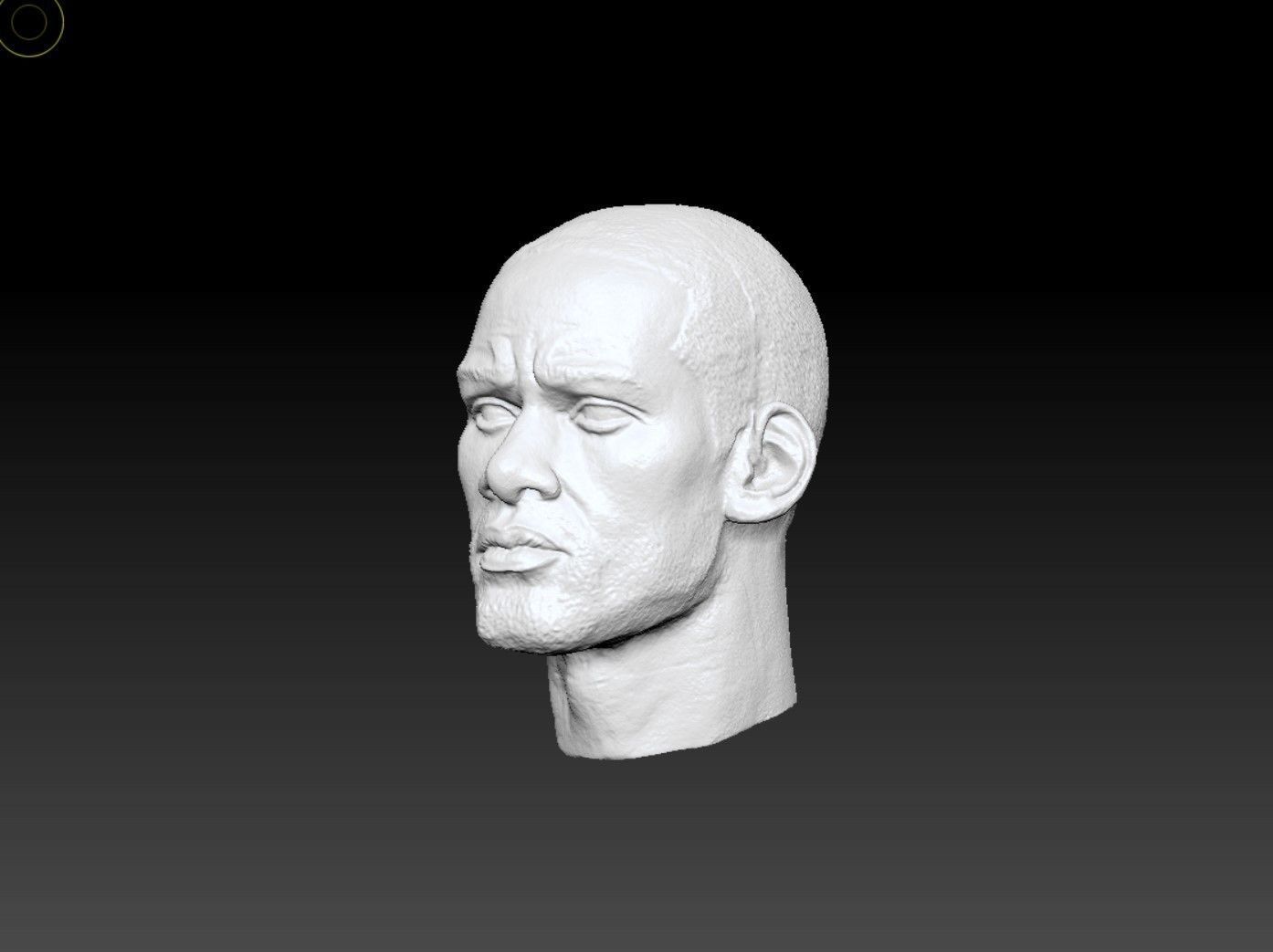 Will Smith Head sculpture 3D print model 3D print model_1