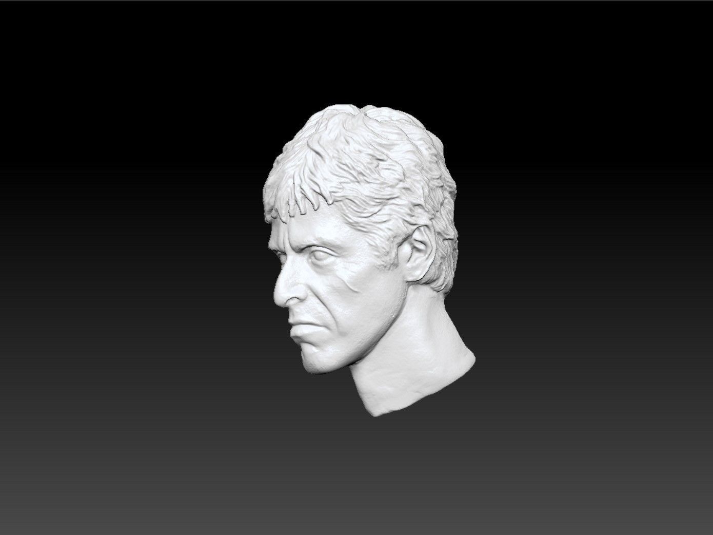 Al Pacino Scarface Head Sculpture 3D Print Model 3D Model 3D Printable al-pacino-scarface-head-sculpture-3d-print-model-3d-model-3d-printable