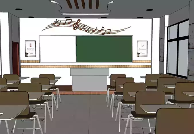 Office-Teaching Building-Canteen 17