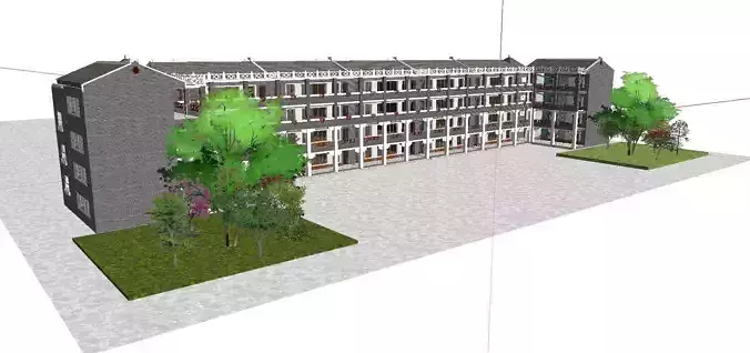 Office-Teaching Building-Canteen 18