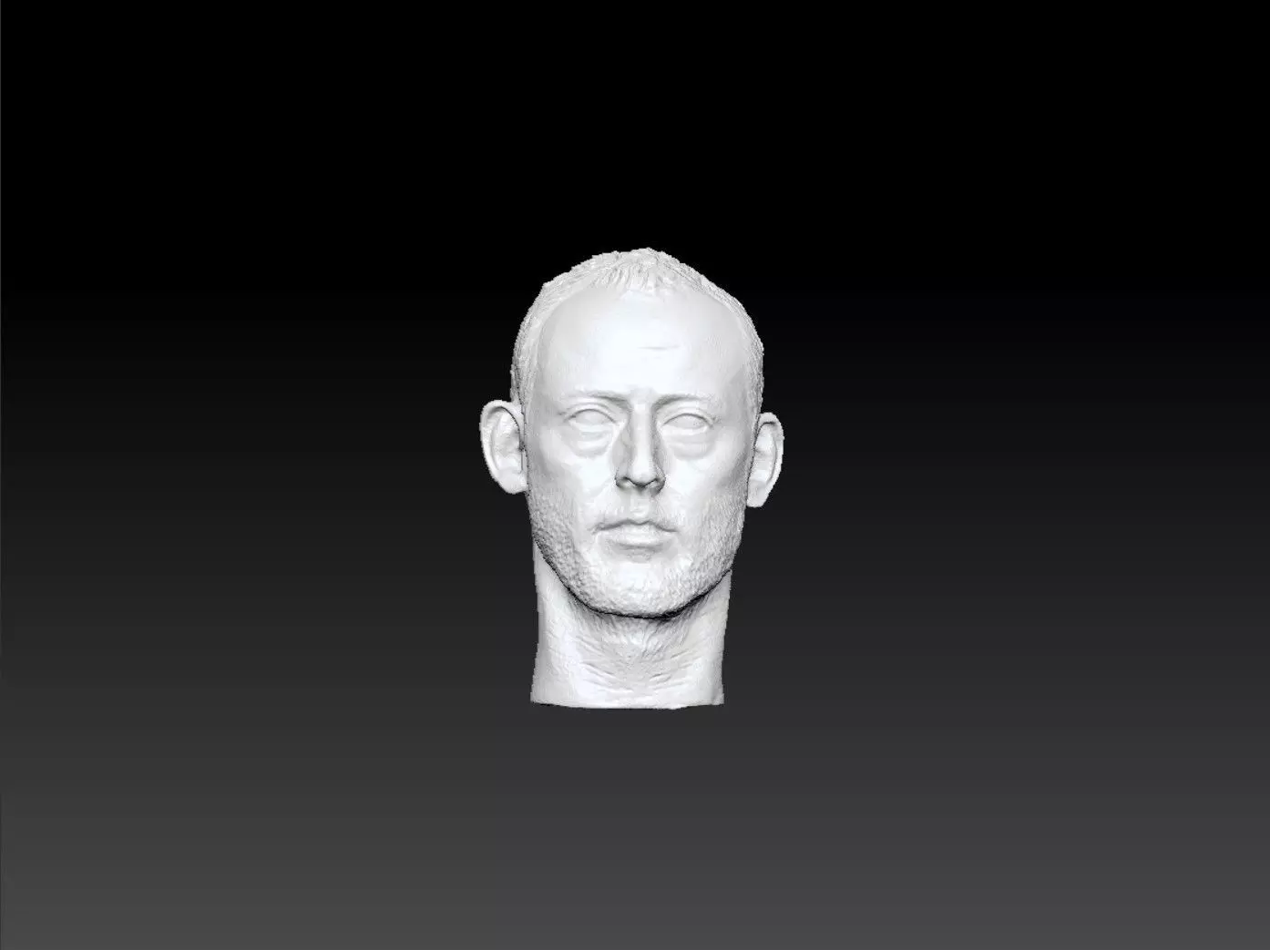 Jean Reno Head sculpture 3D print model 3D print model