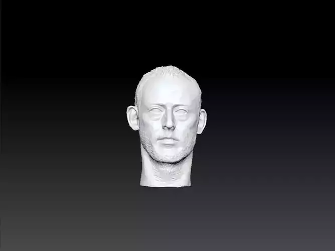 Jean Reno Head sculpture 3D print model 3D print model