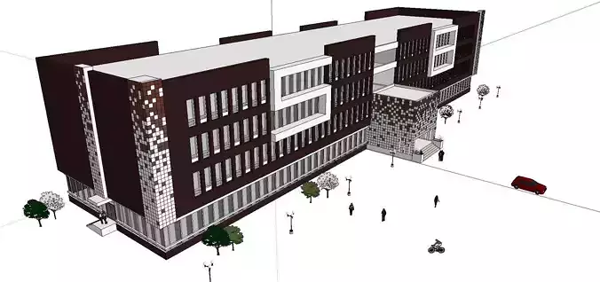 Office-Teaching Building-Canteen 26