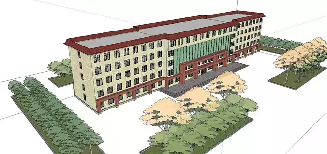 Office-Teaching Building-Canteen 28