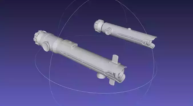 Star Wars Ahsoka Tano Lightsabers Printable Models 3D print model