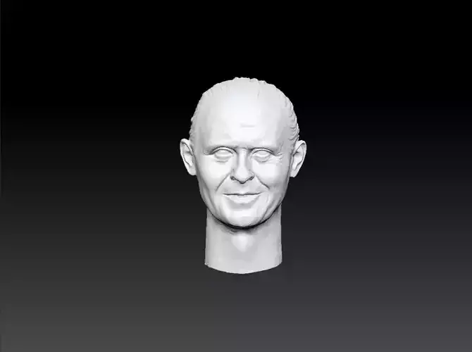  Anthony Hopkins Head sculpture 3D print model