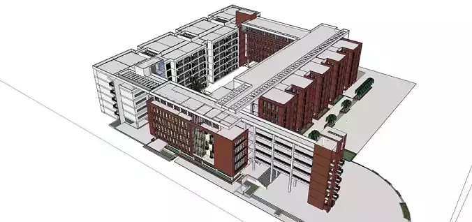 Office-Teaching Building-Canteen 33