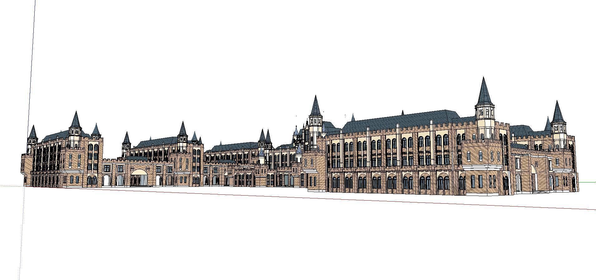 Office-Teaching Building-Canteen 36 3D model_1