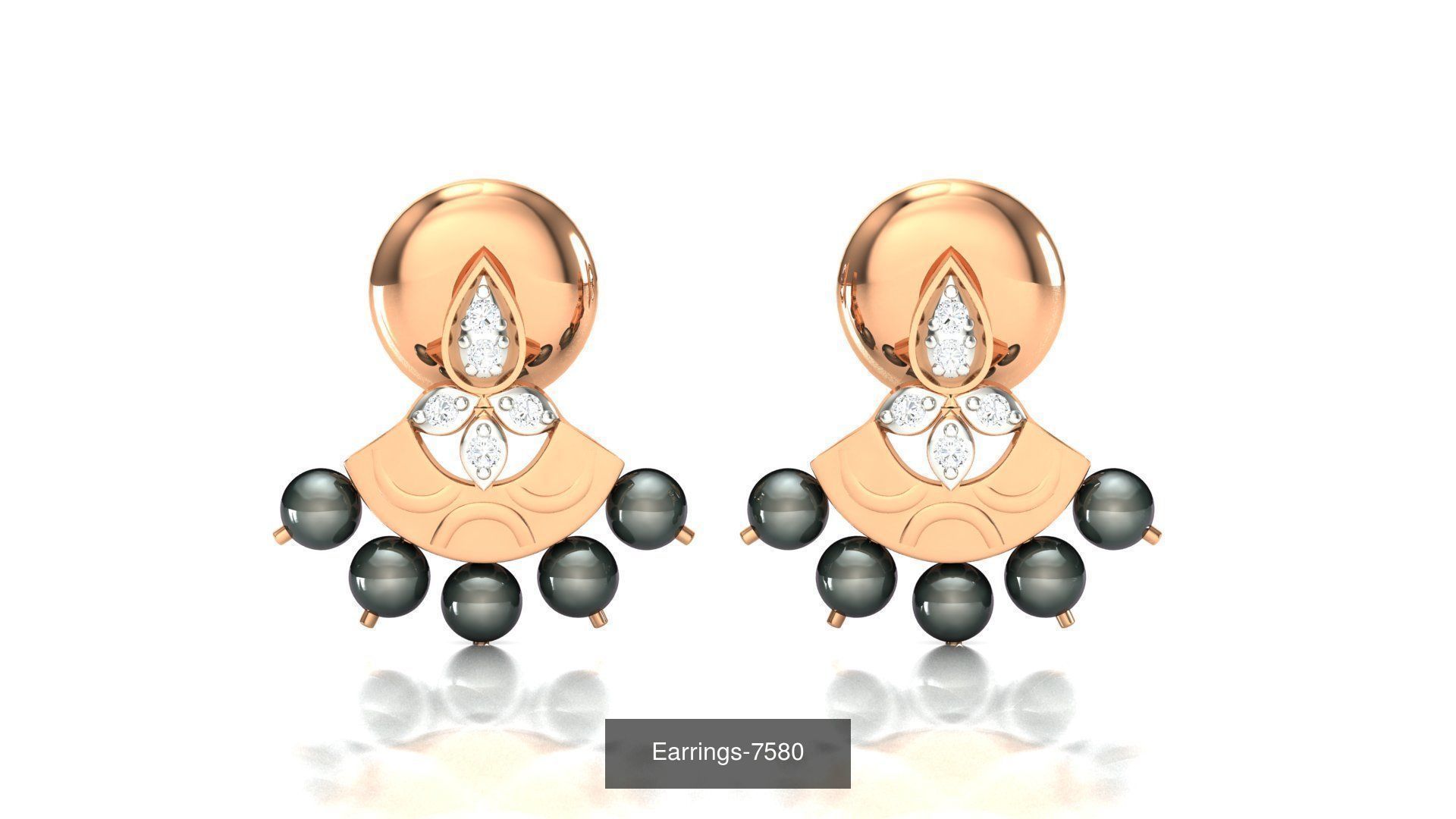 75 Earrings 3dm stl render jcd renders details 3D Model Collection_80