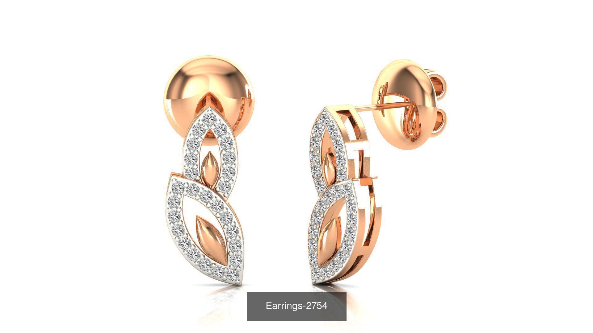 75 Earrings 3dm stl render jcd renders details 3D Model Collection_66