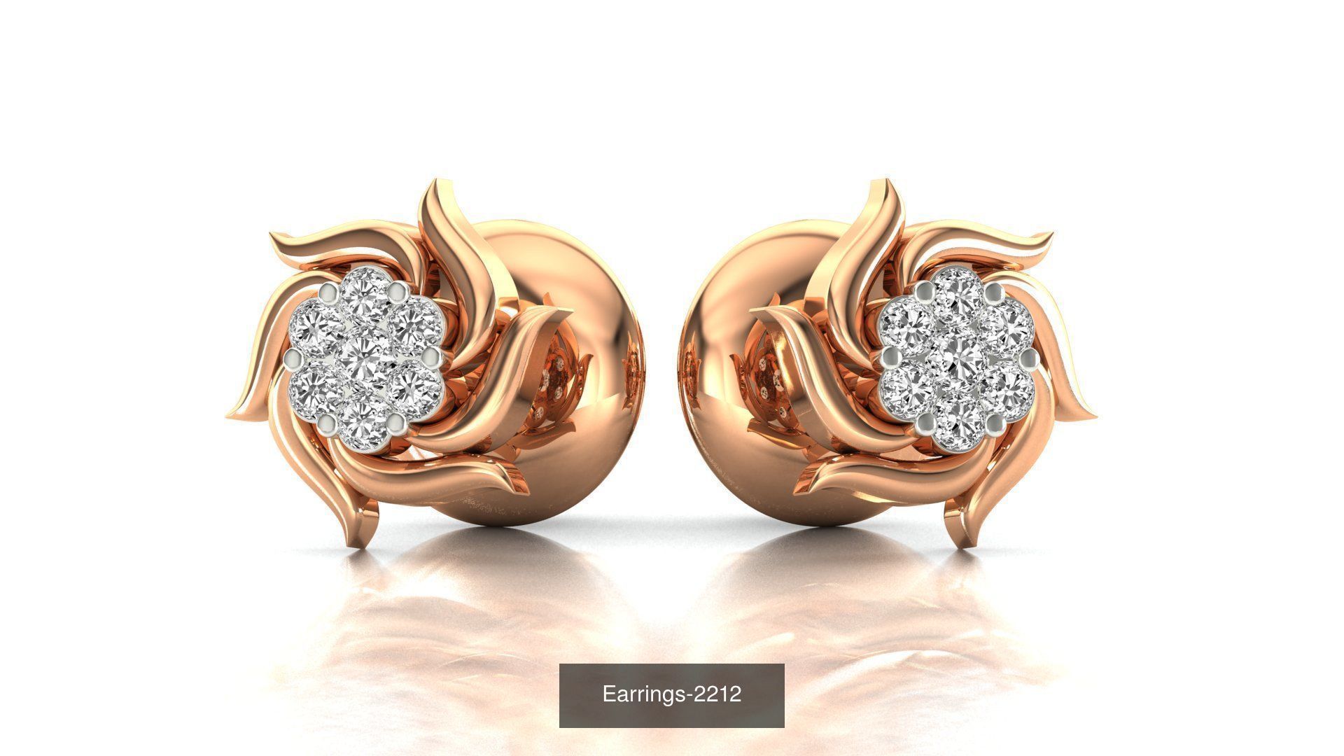 75 Earrings 3dm stl render jcd renders details 3D Model Collection_49