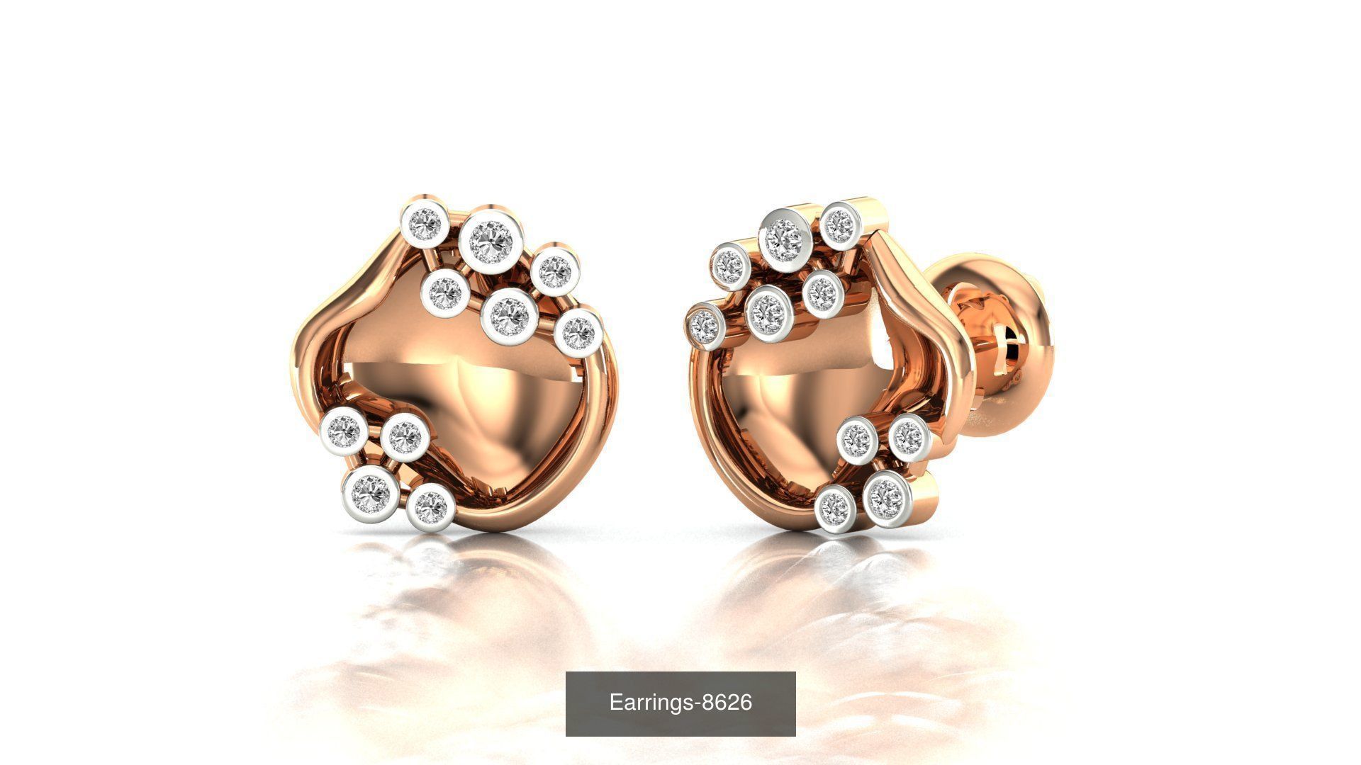 75 Earrings 3dm stl render jcd renders details 3D Model Collection_23