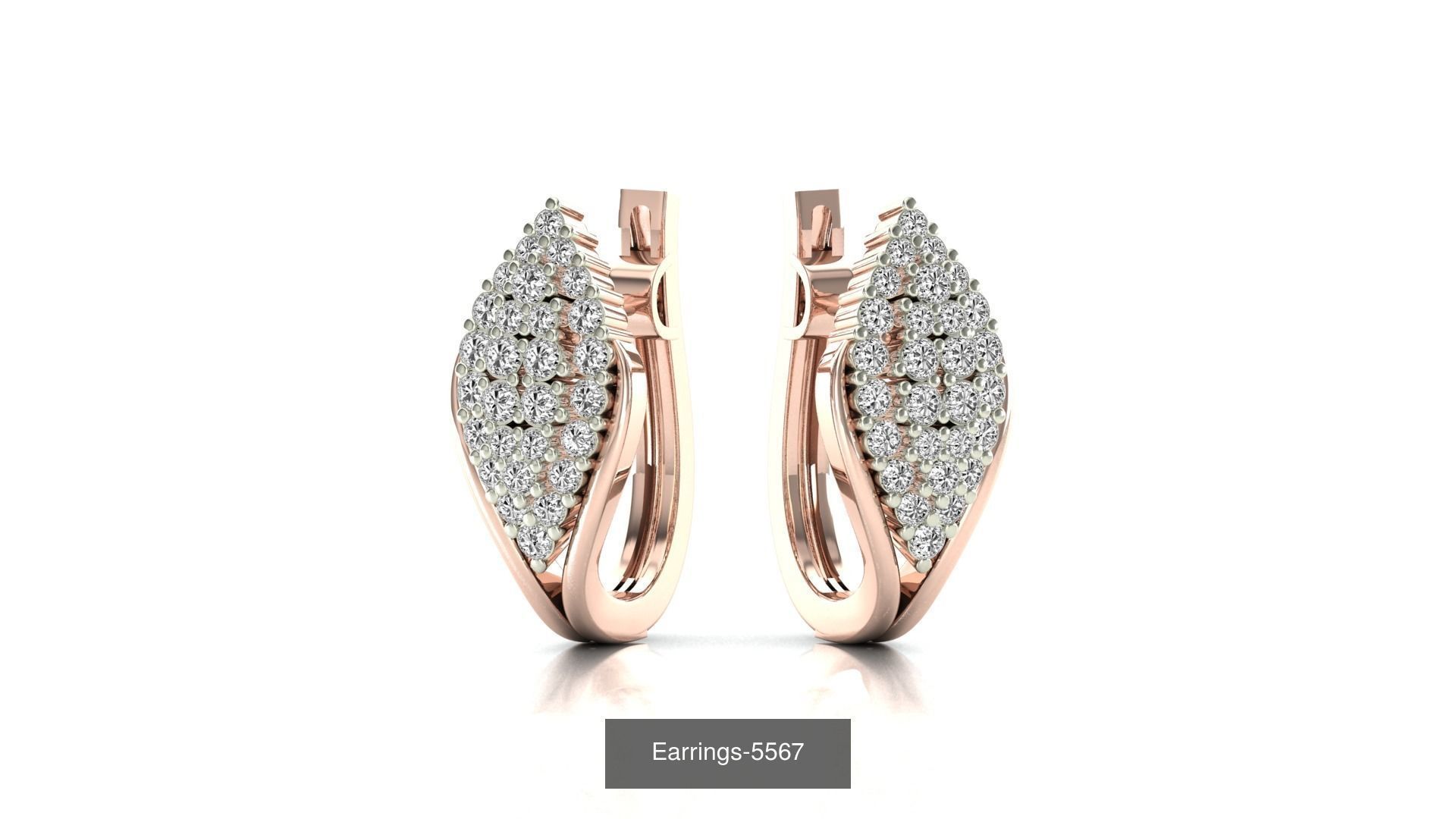 75 Earrings 3dm stl render jcd renders details 3D Model Collection_35