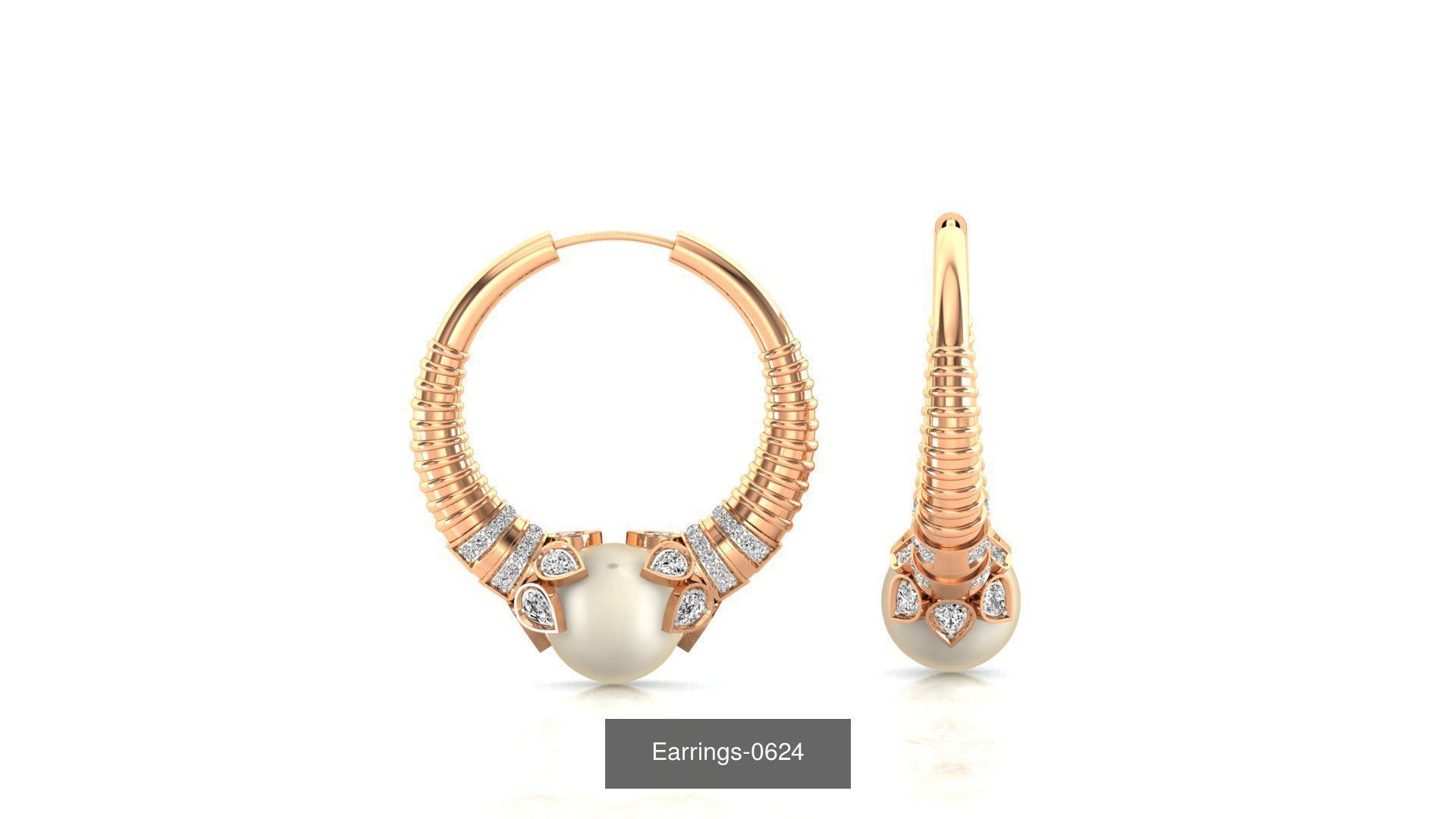 75 Earrings 3dm stl render jcd renders details 3D Model Collection_58