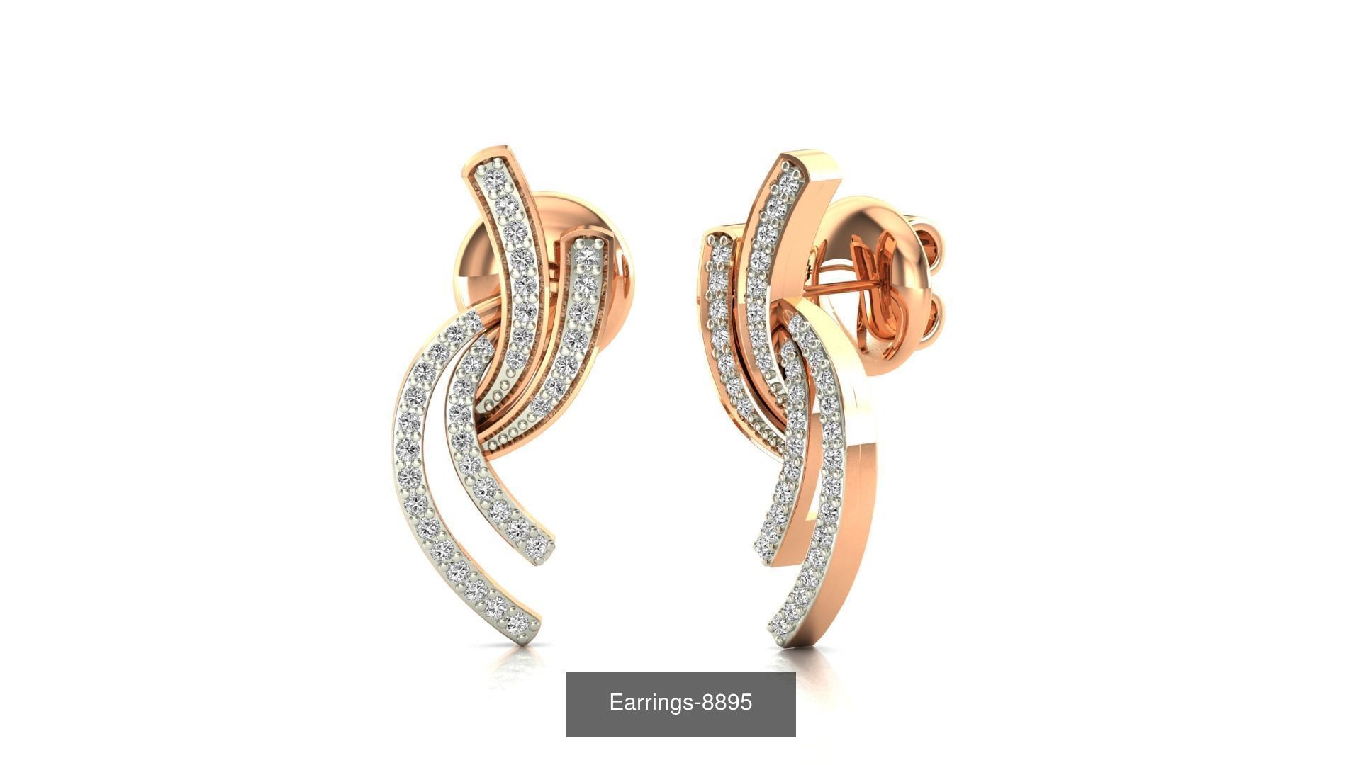 75 Earrings 3dm stl render jcd renders details 3D Model Collection_73