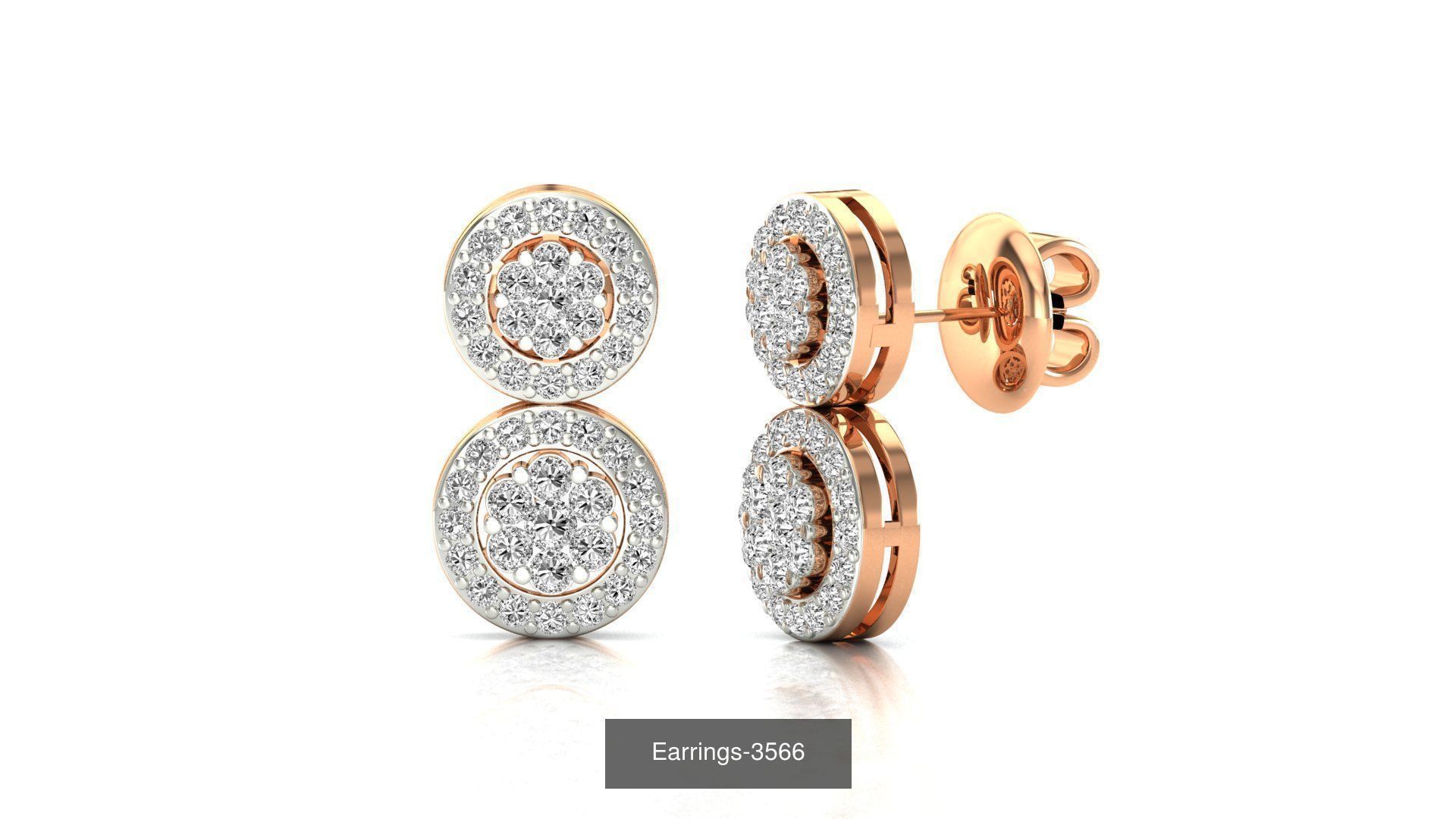 75 Earrings 3dm stl render jcd renders details 3D Model Collection_64