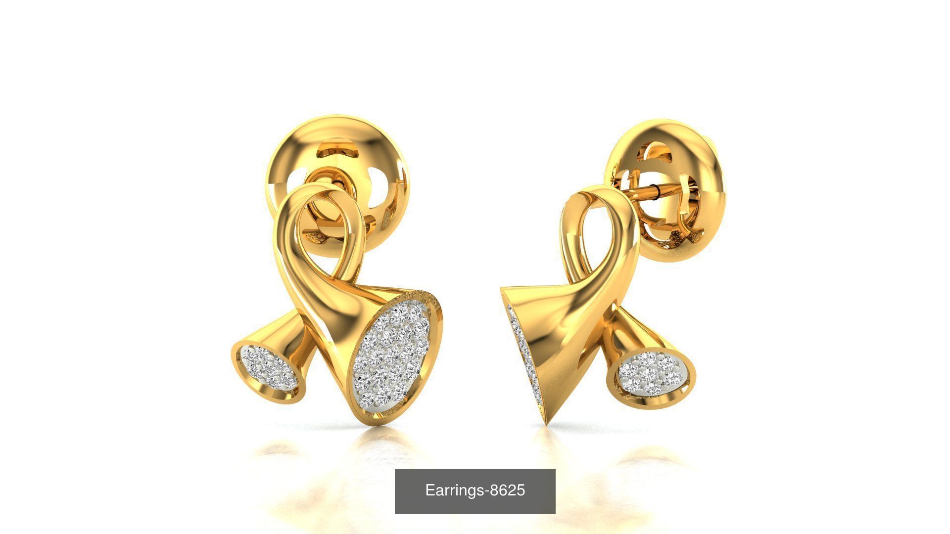 75 Earrings 3dm stl render jcd renders details 3D Model Collection_25
