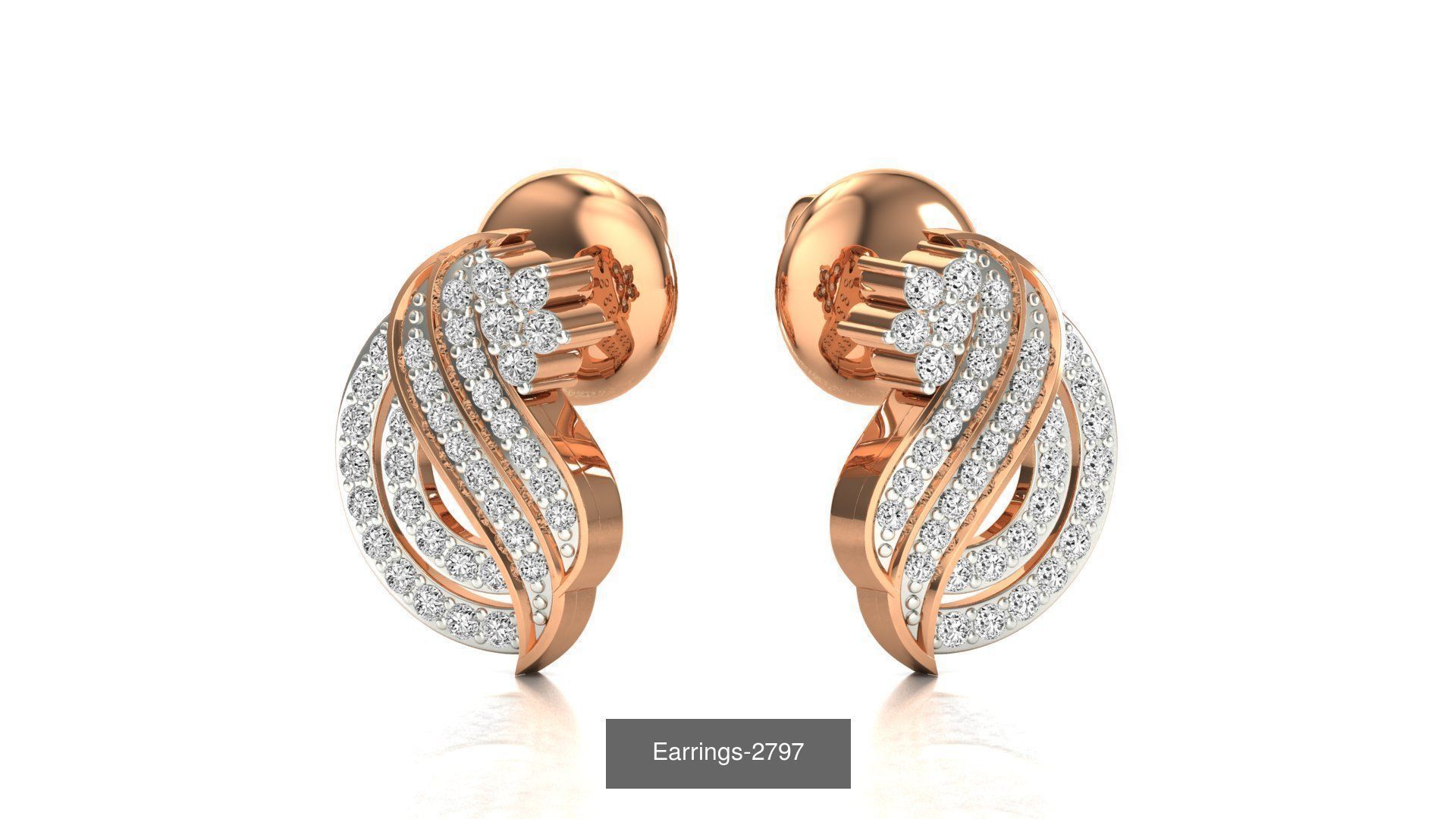 75 Earrings 3dm stl render jcd renders details 3D Model Collection_46