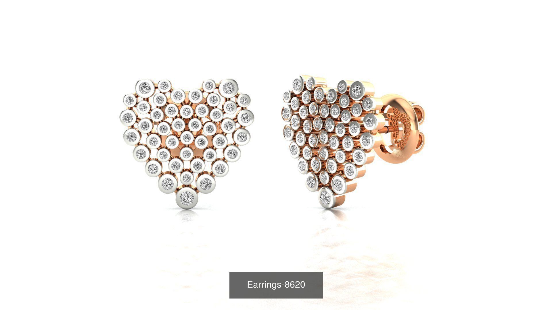 75 Earrings 3dm stl render jcd renders details 3D Model Collection_24