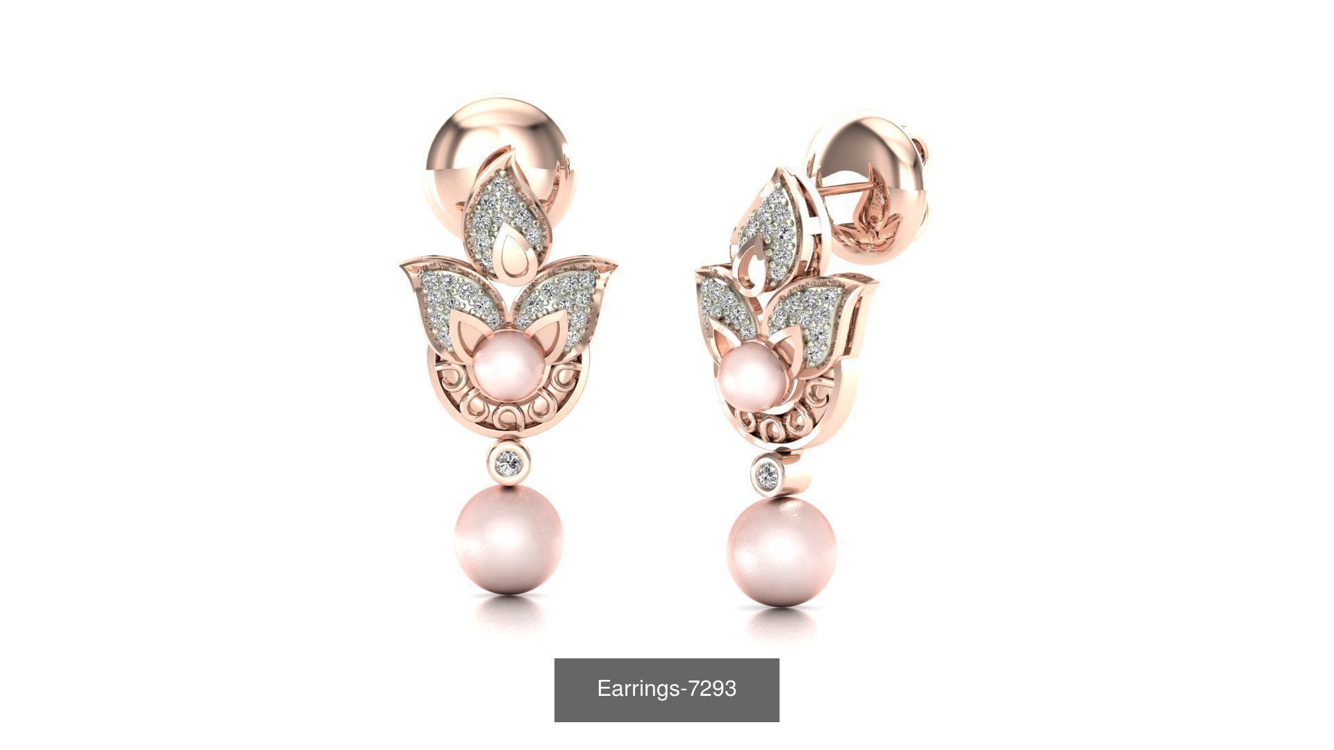 75 Earrings 3dm stl render jcd renders details 3D Model Collection_78