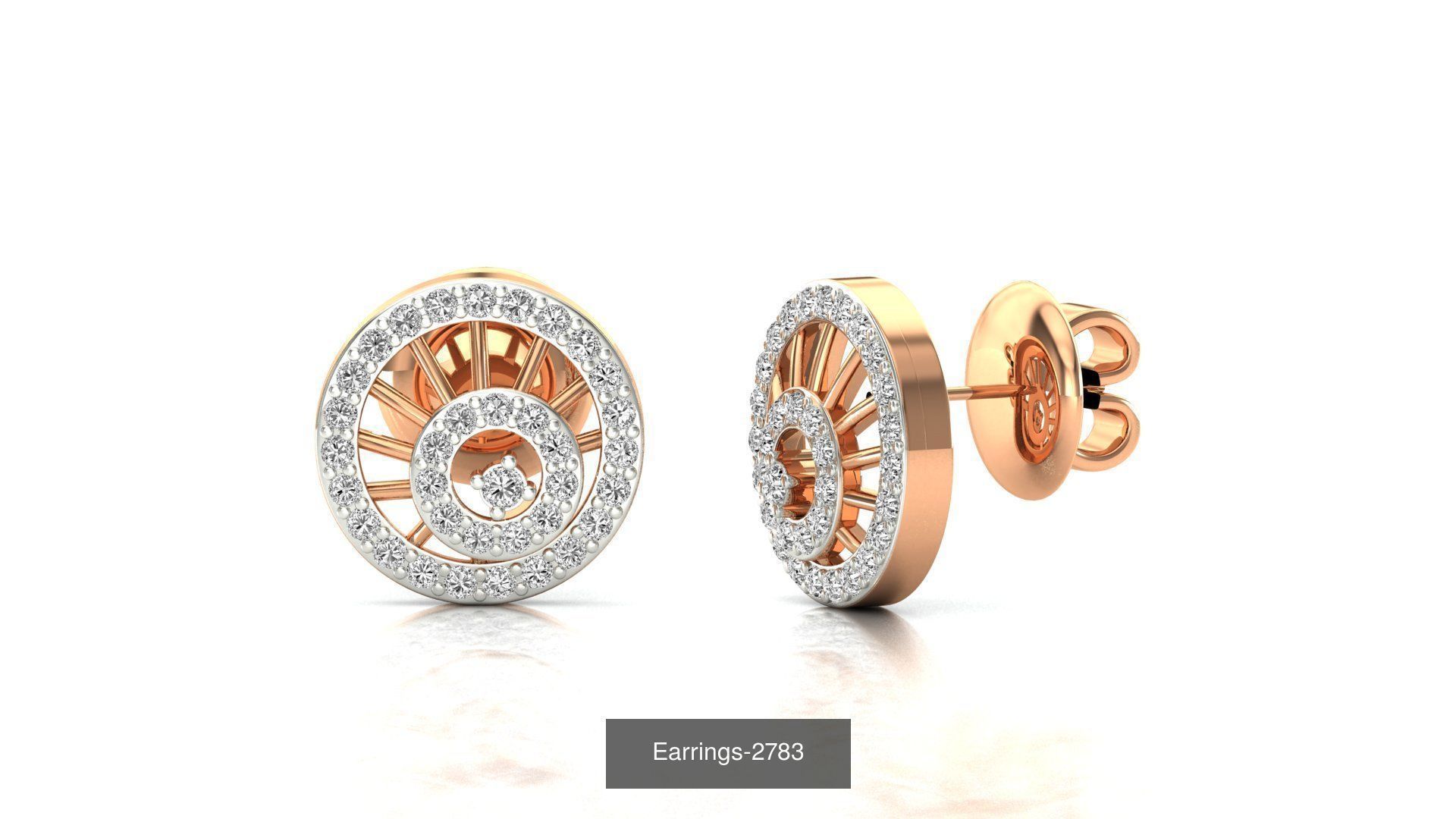 75 Earrings 3dm stl render jcd renders details 3D Model Collection_67