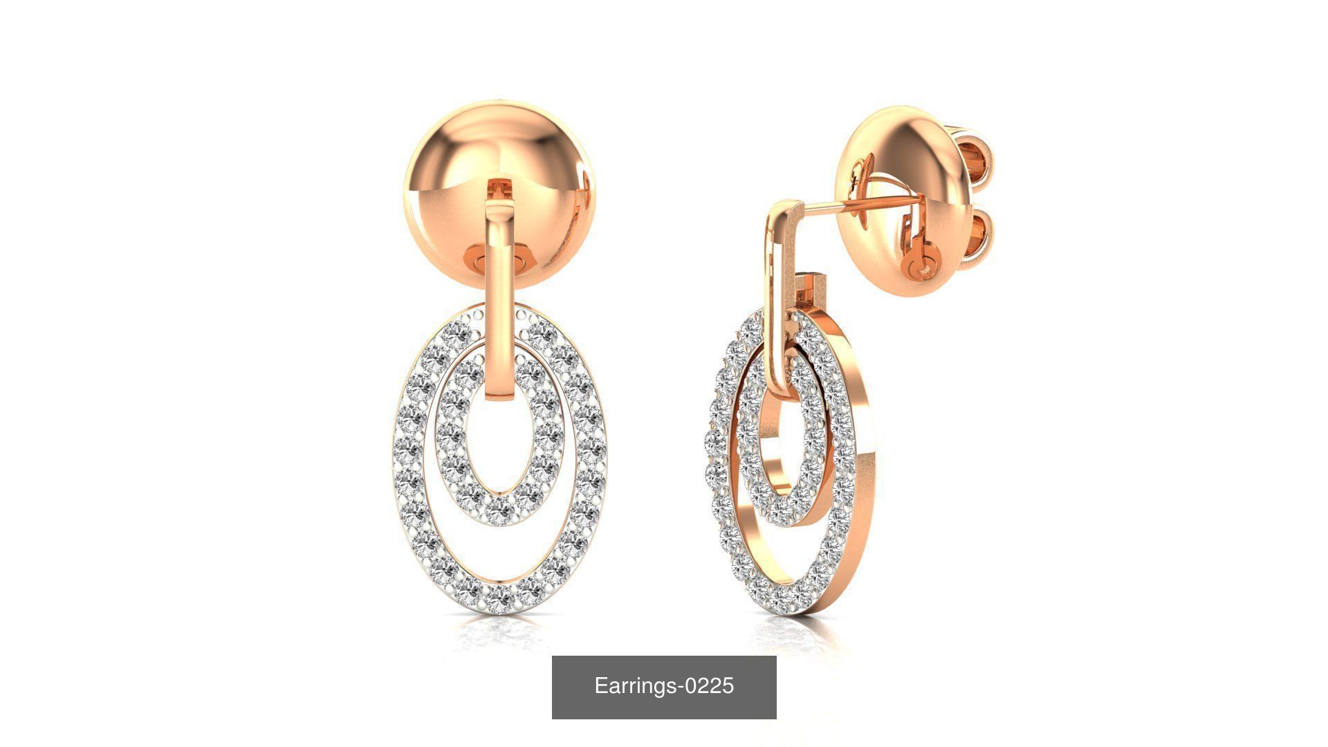 75 Earrings 3dm stl render jcd renders details 3D Model Collection_71