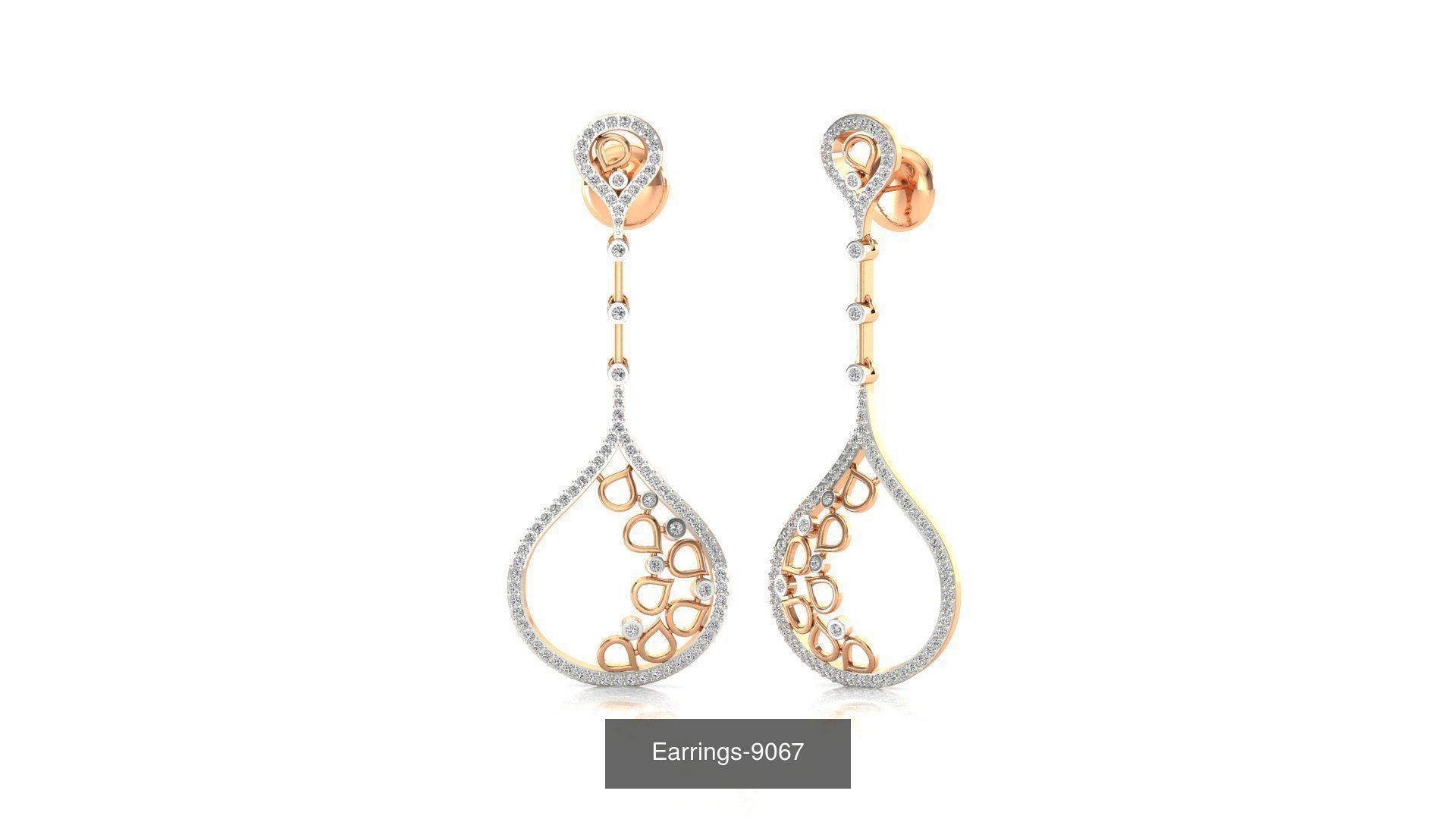 75 Earrings 3dm stl render jcd renders details 3D Model Collection_17