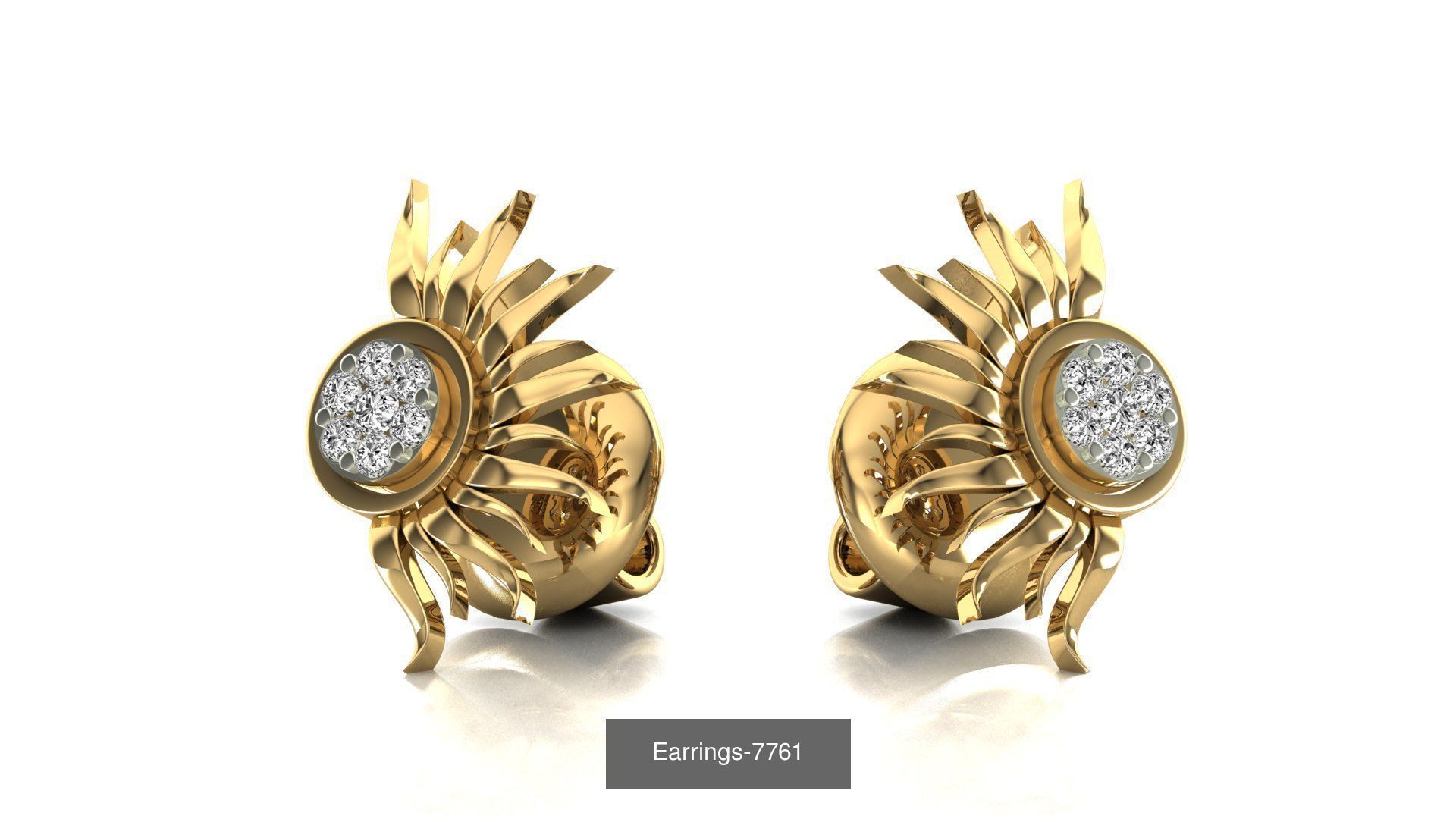 75 Earrings 3dm stl render jcd renders details 3D Model Collection_29