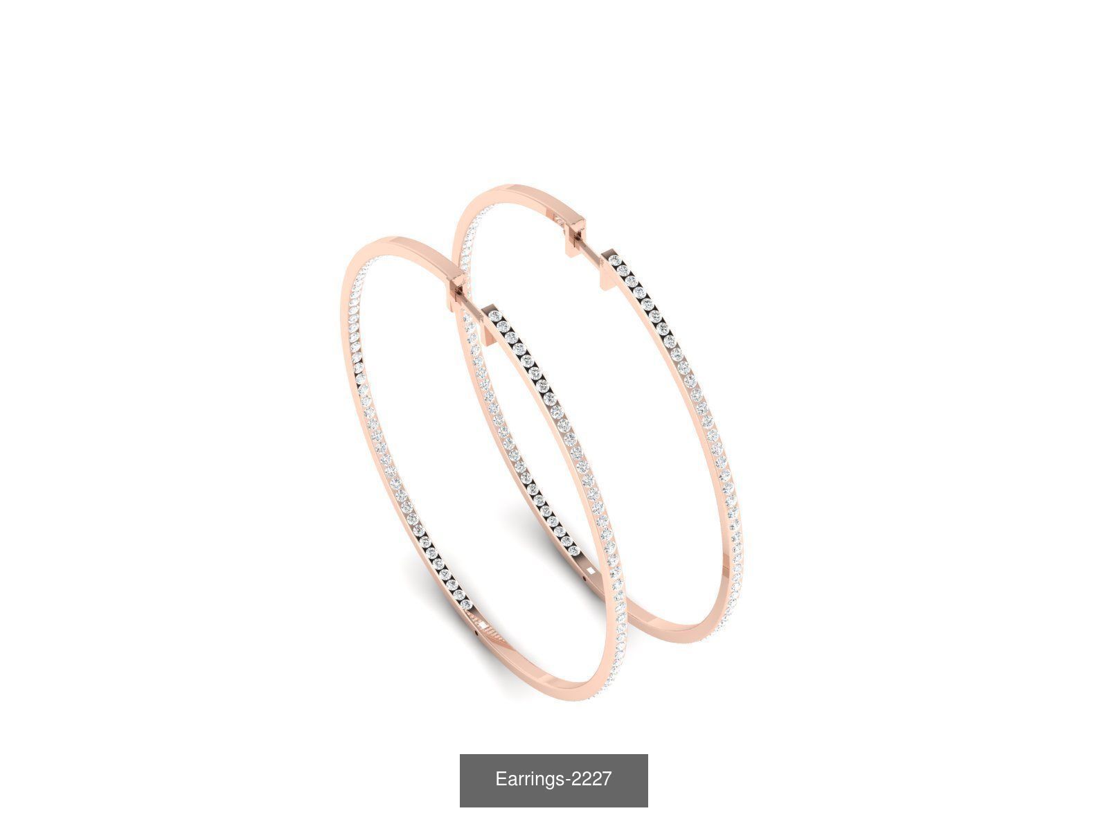 75 Earrings 3dm stl render jcd renders details 3D Model Collection_60