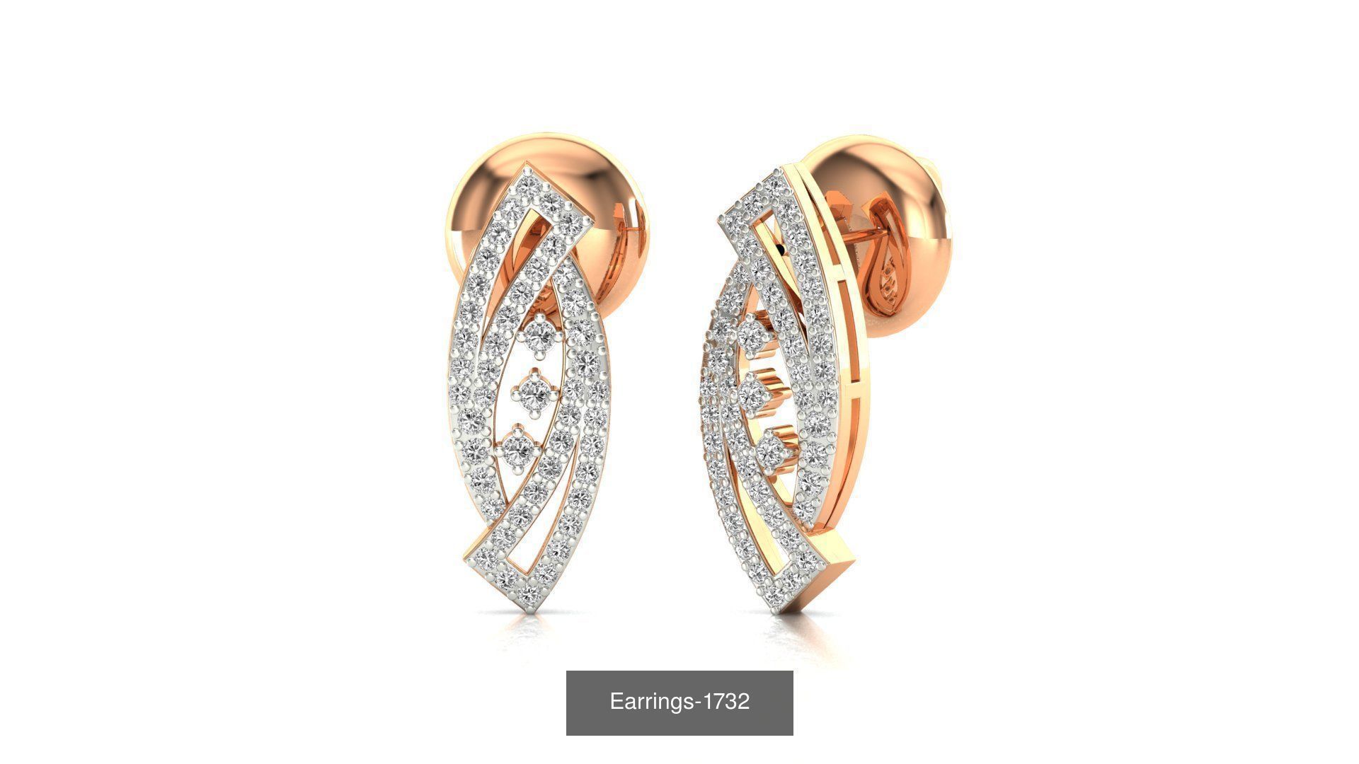 75 Earrings 3dm stl render jcd renders details 3D Model Collection_69