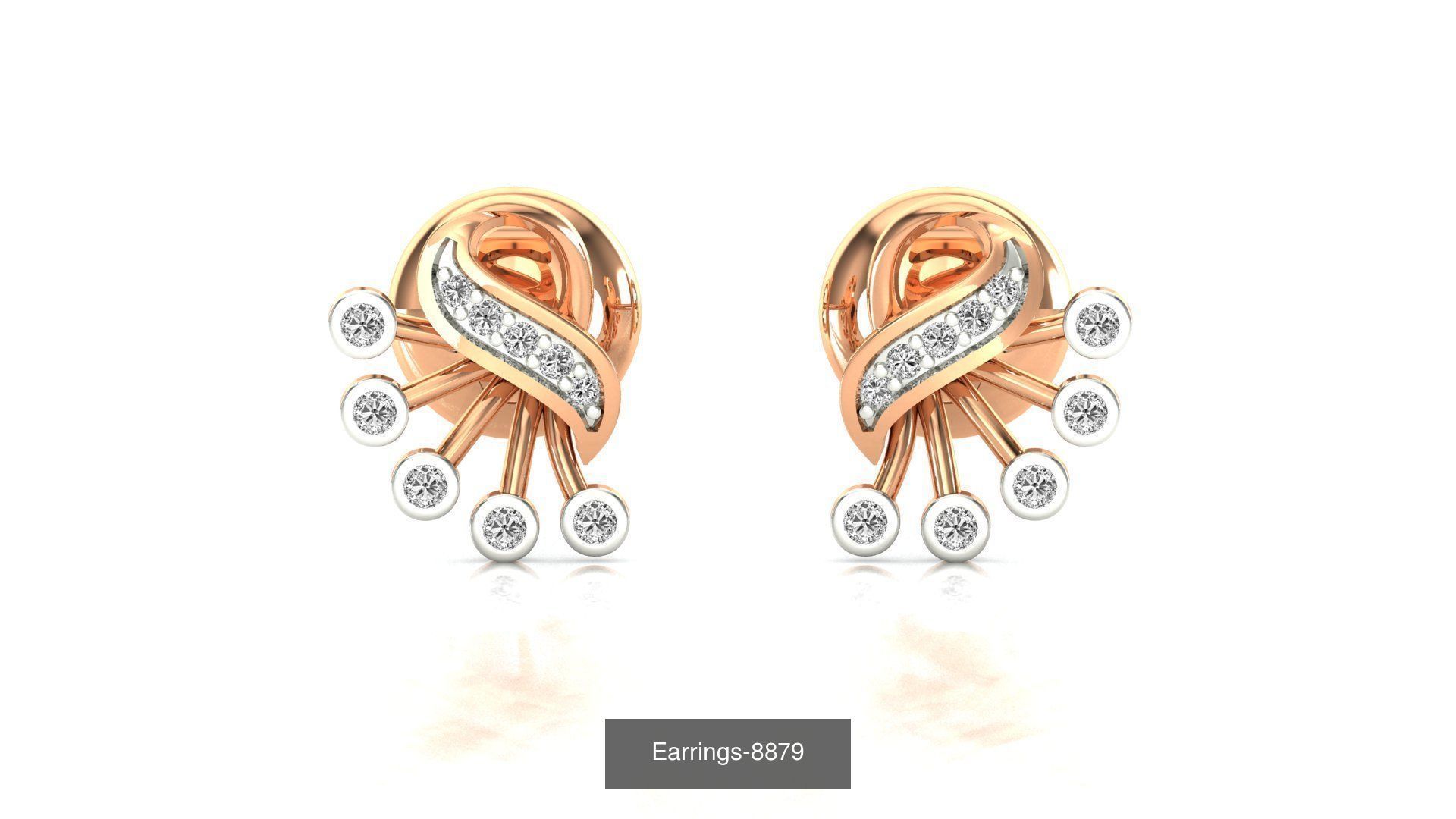 75 Earrings 3dm stl render jcd renders details 3D Model Collection_22