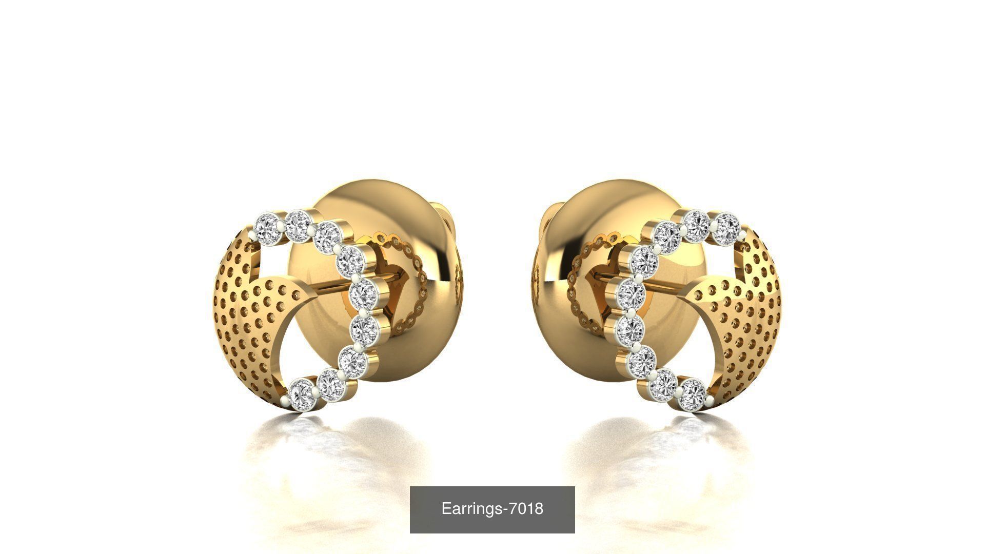 75 Earrings 3dm stl render jcd renders details 3D Model Collection_30