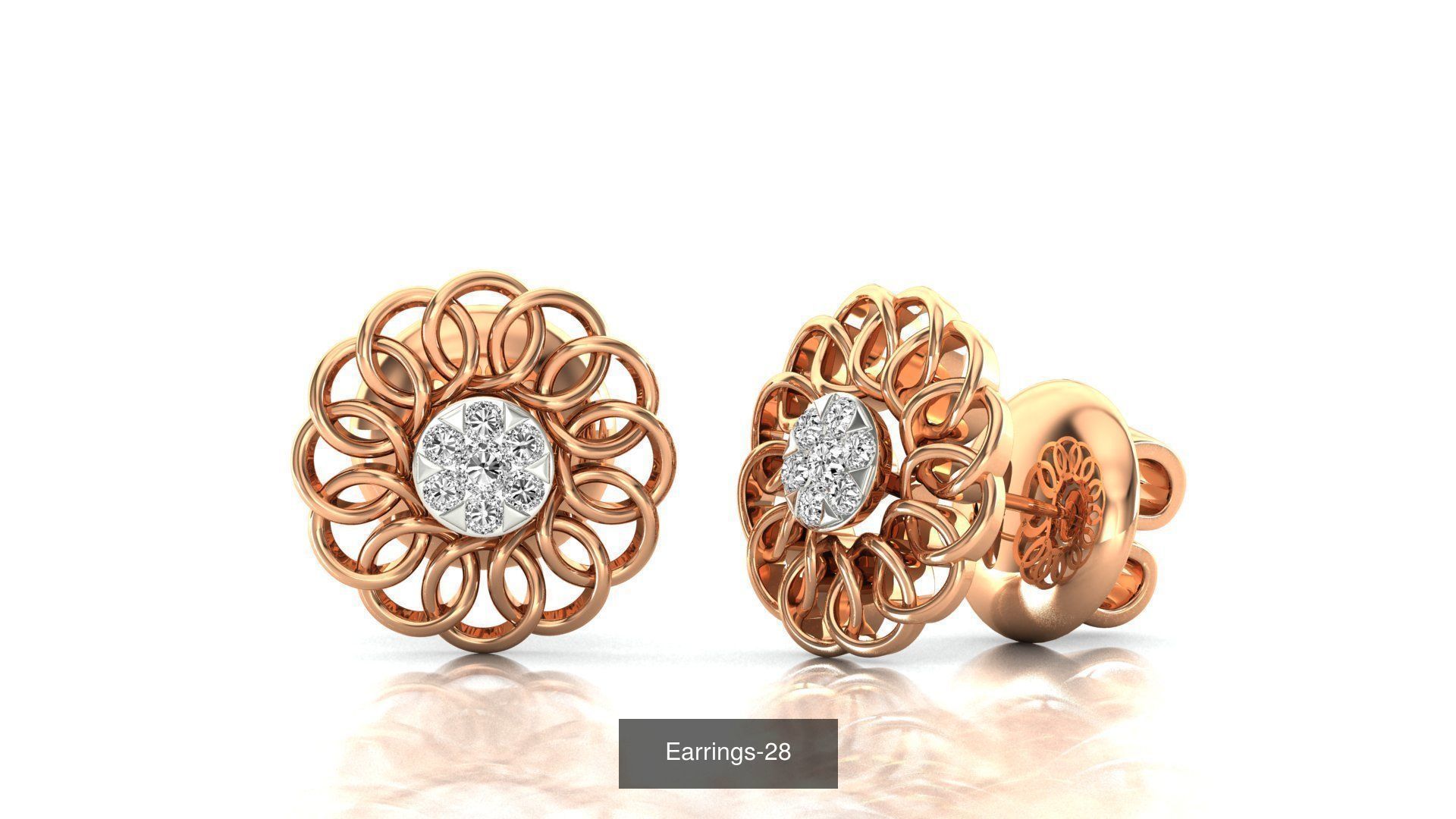 75 Earrings 3dm stl render jcd renders details 3D Model Collection_13