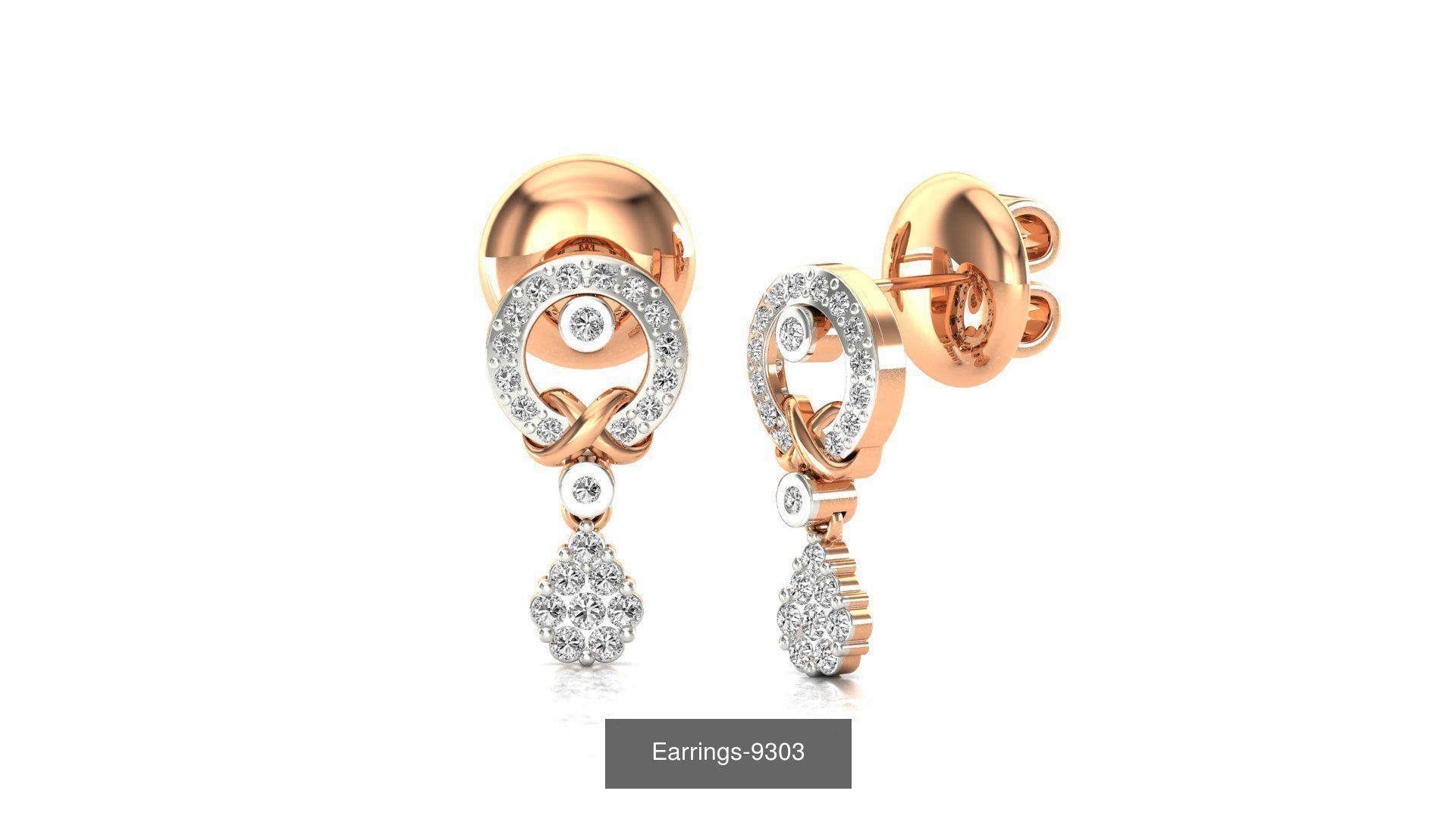 75 Earrings 3dm stl render jcd renders details 3D Model Collection_74
