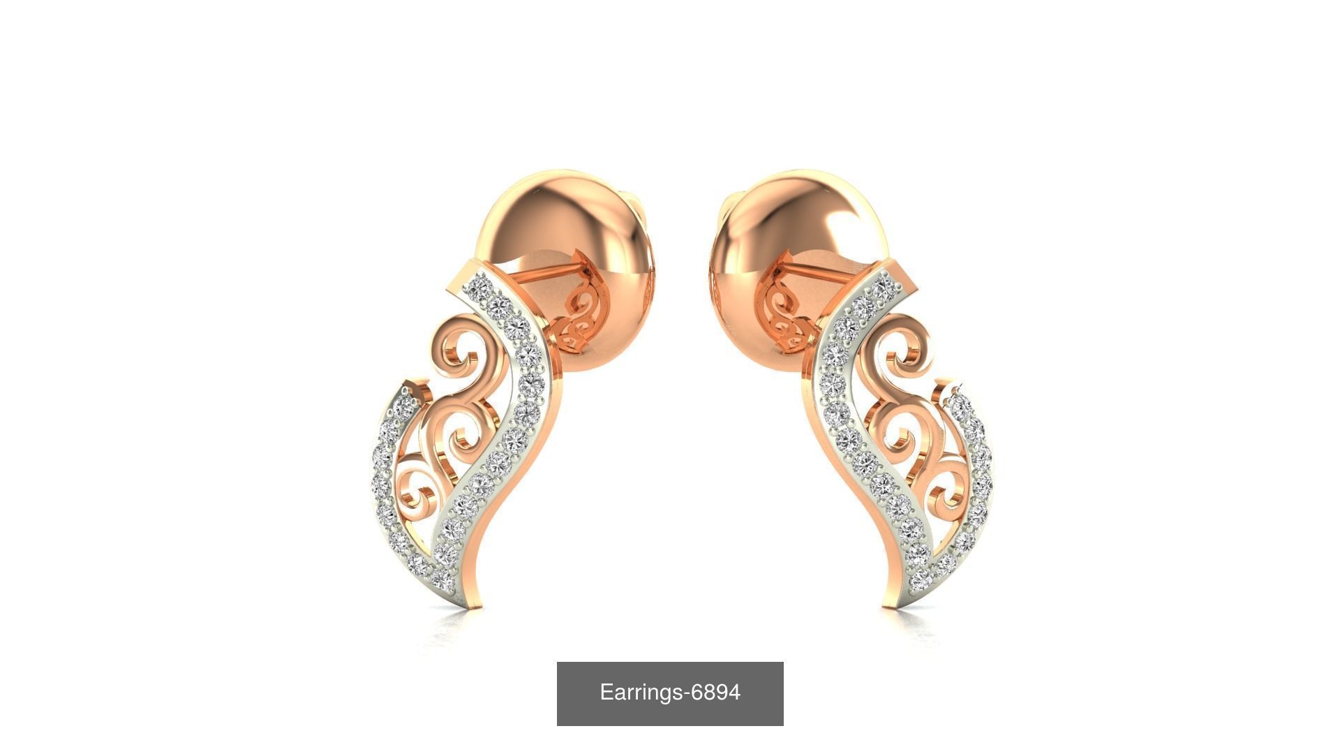 75 Earrings 3dm stl render jcd renders details 3D Model Collection_33