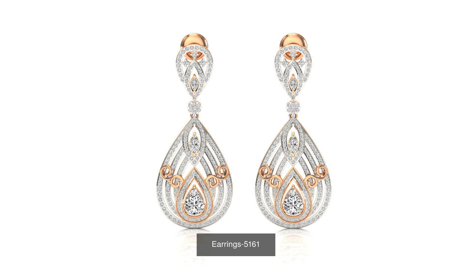 75 Earrings 3dm stl render jcd renders details 3D Model Collection_39