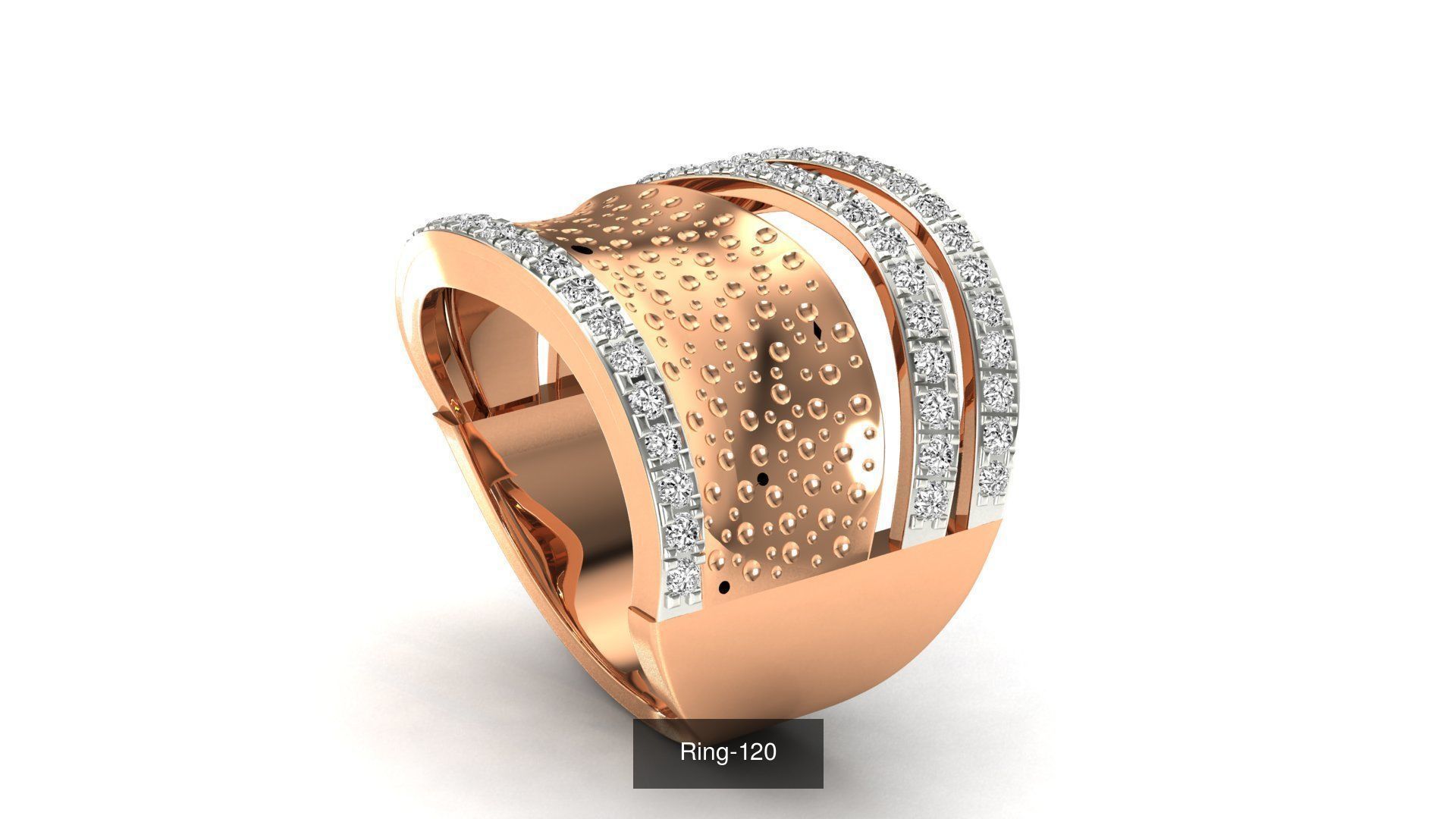 10 Bands 3dm stl renders details 3D Model Collection_8