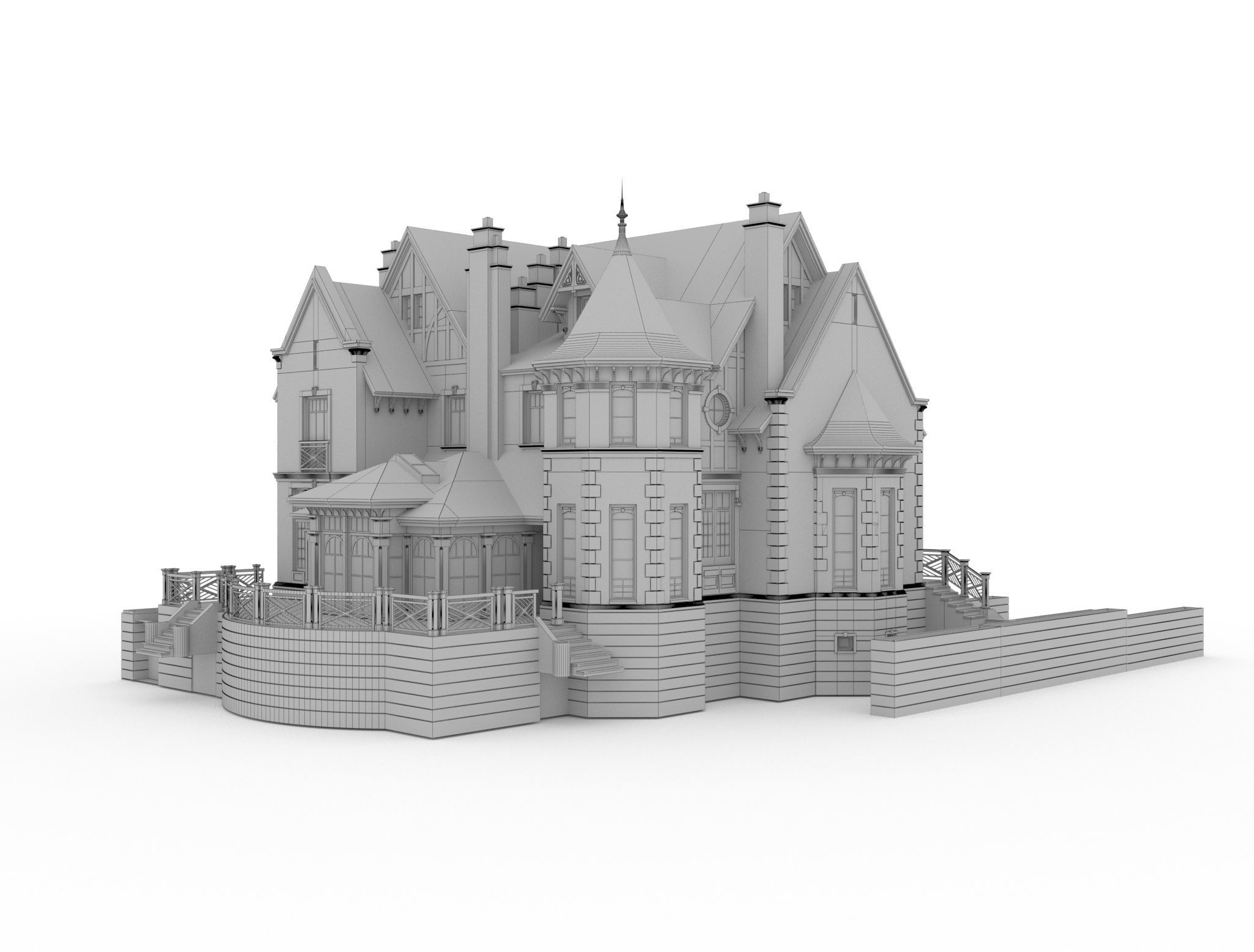 Private house 3D model_3