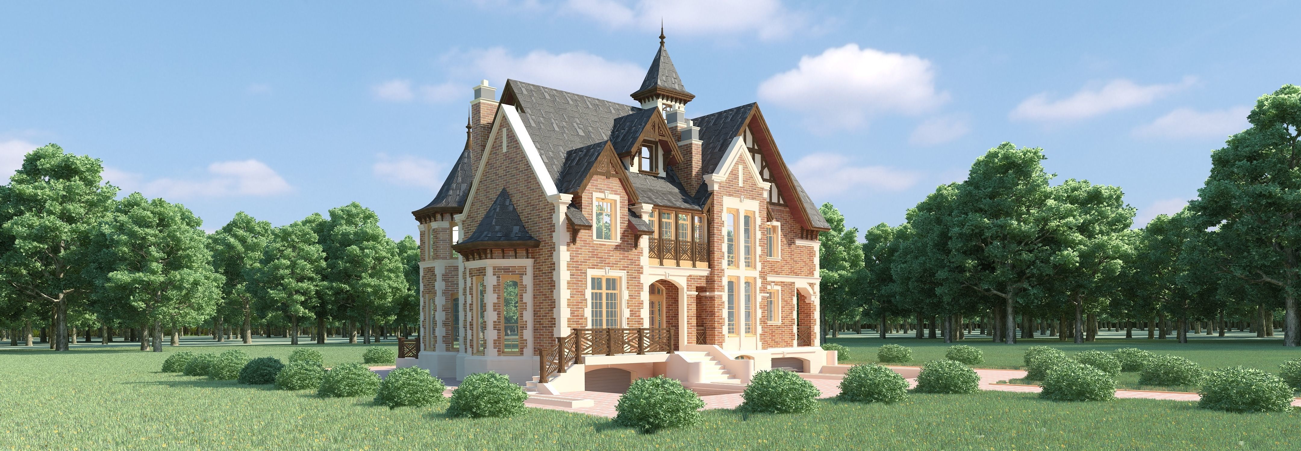 Private house 3D model_1
