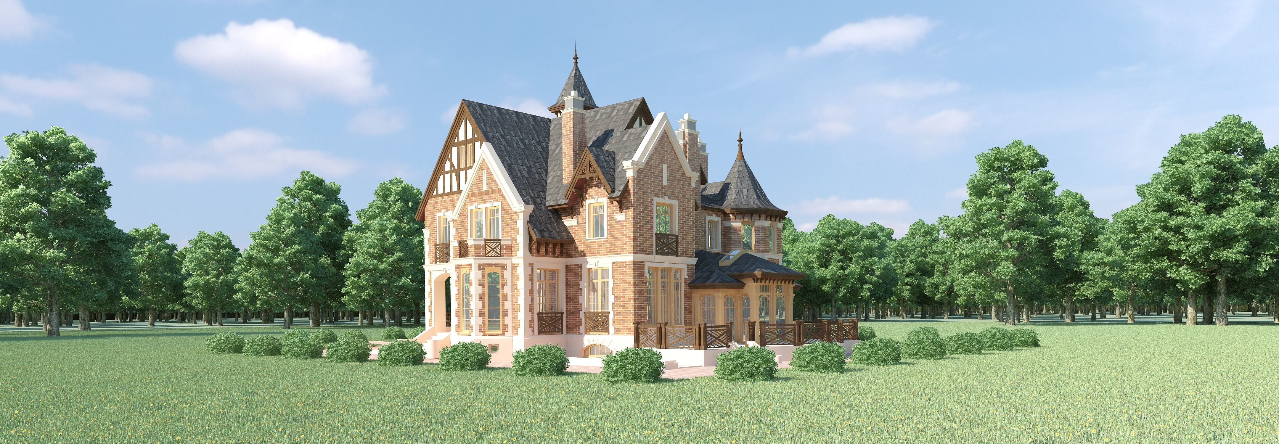 Private house 3D model_2