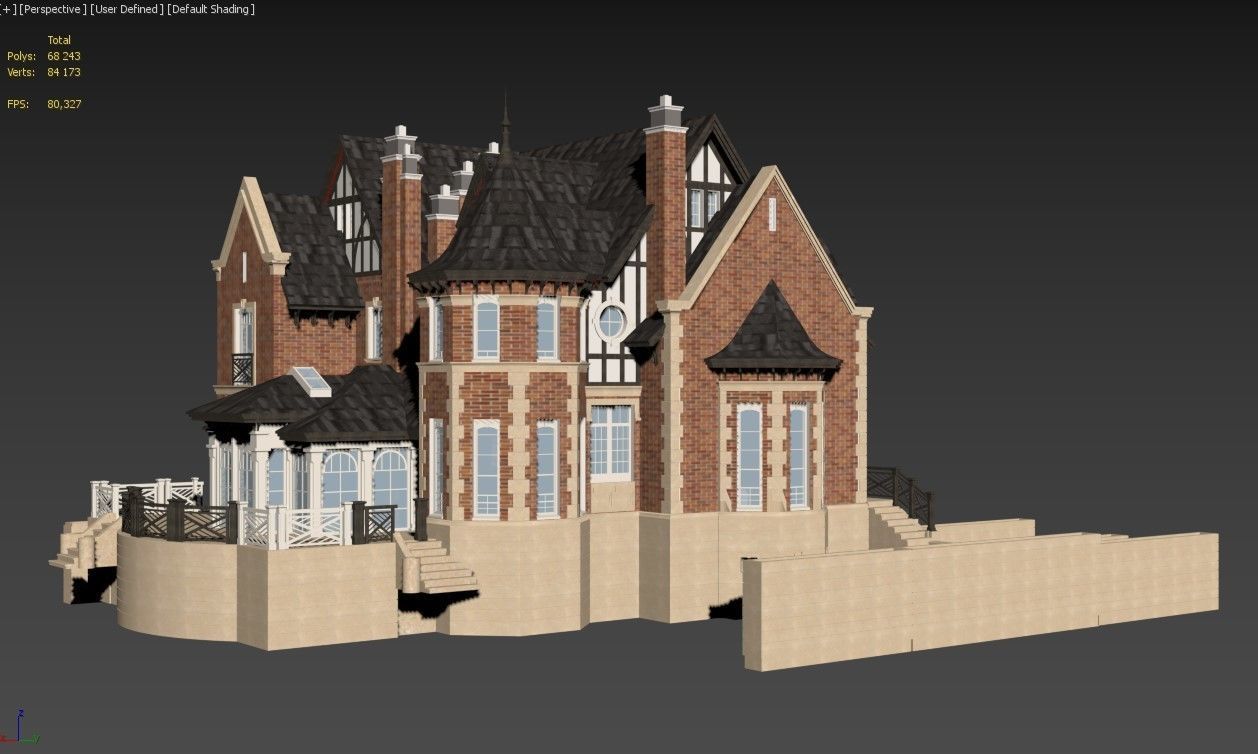 Private house 3D model_6