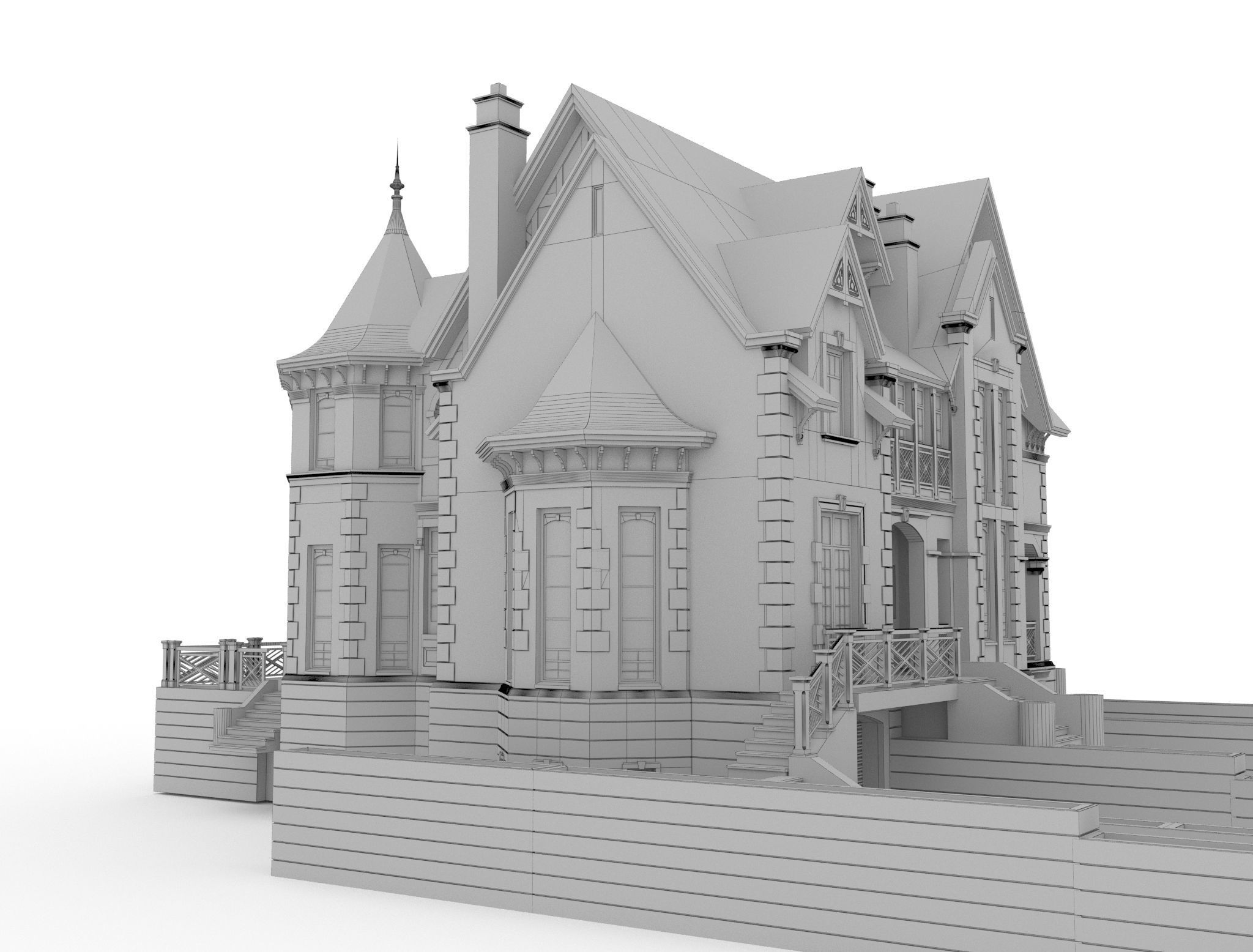 Private house 3D model_4