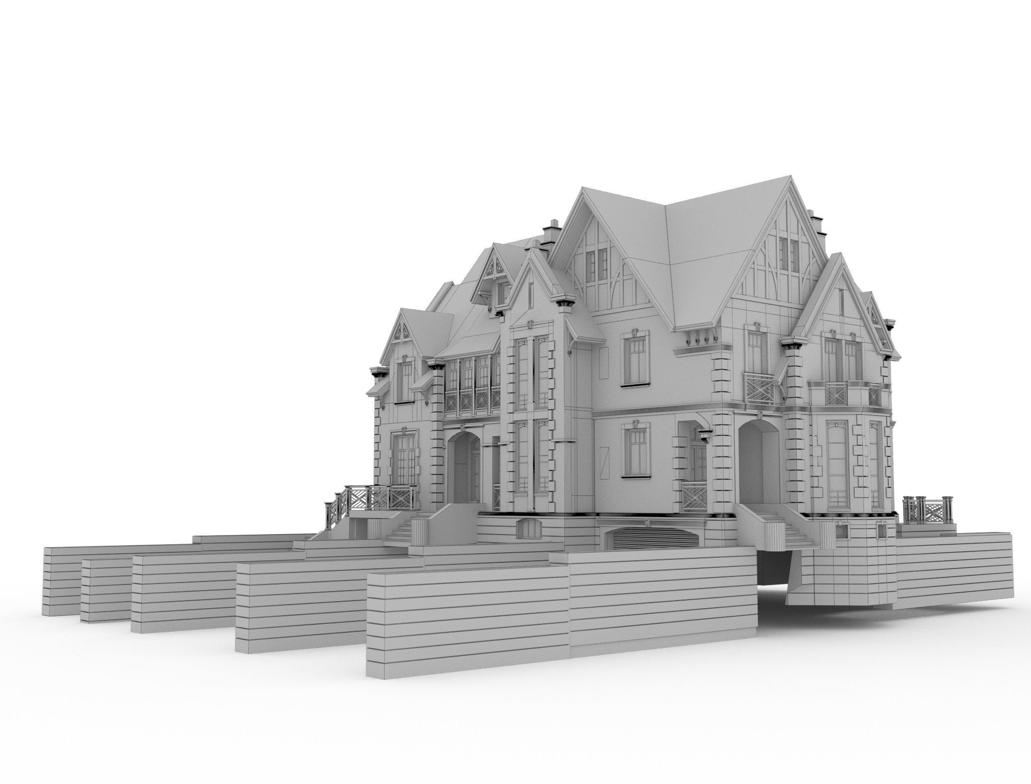 Private house 3D model_5