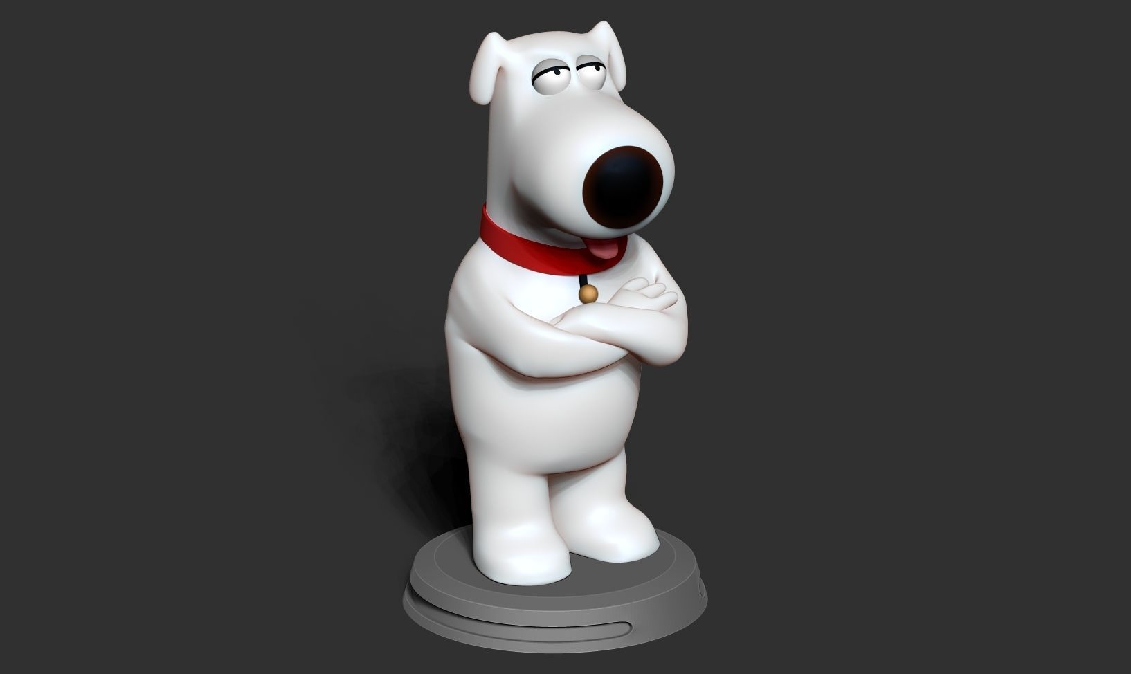 Brian Griffin - Family Guy Fanart Free 3D print model_12