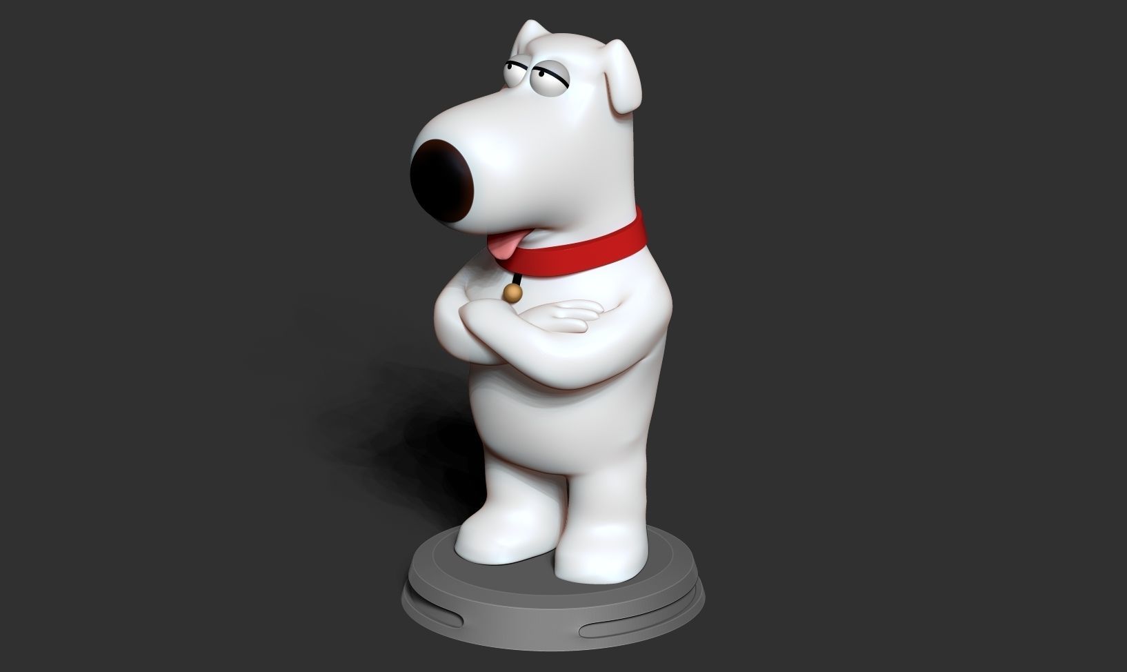Brian Griffin - Family Guy Fanart Free 3D print model_14